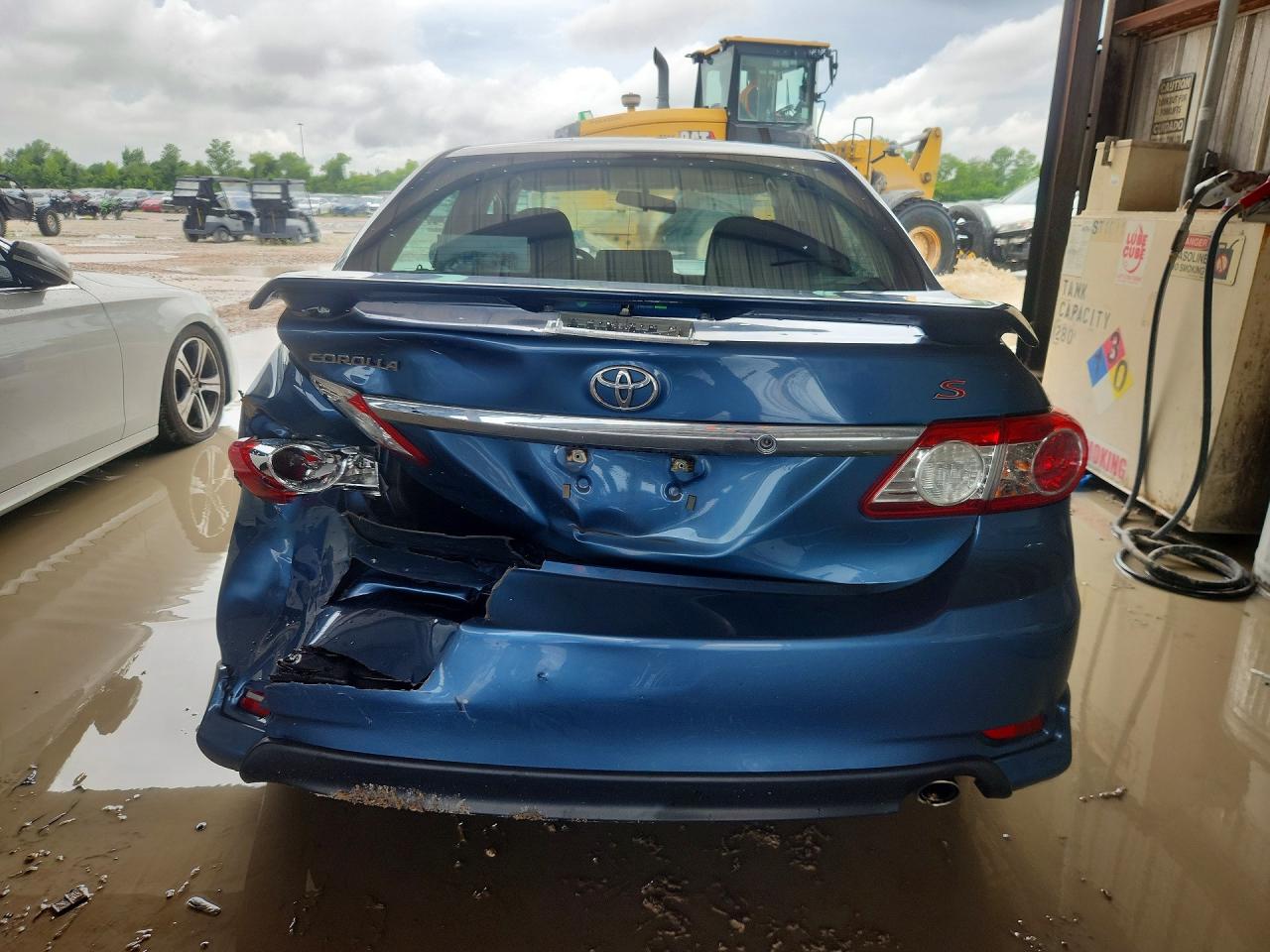 2013 Toyota Corolla S Синий vin: 5YFBU4EE6DP158671