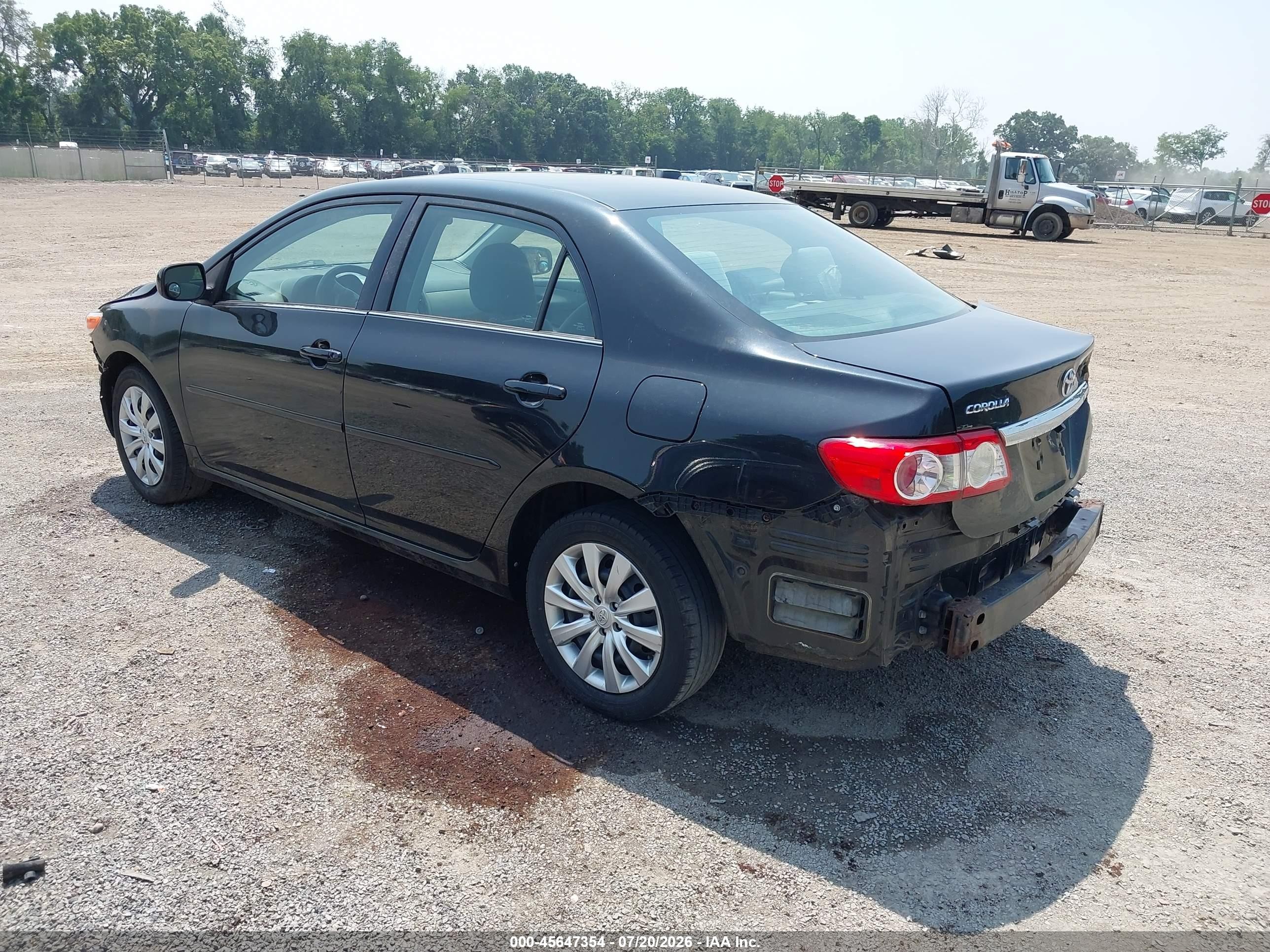 2013 Toyota Corolla Le Black vin: 5YFBU4EE6DP166866