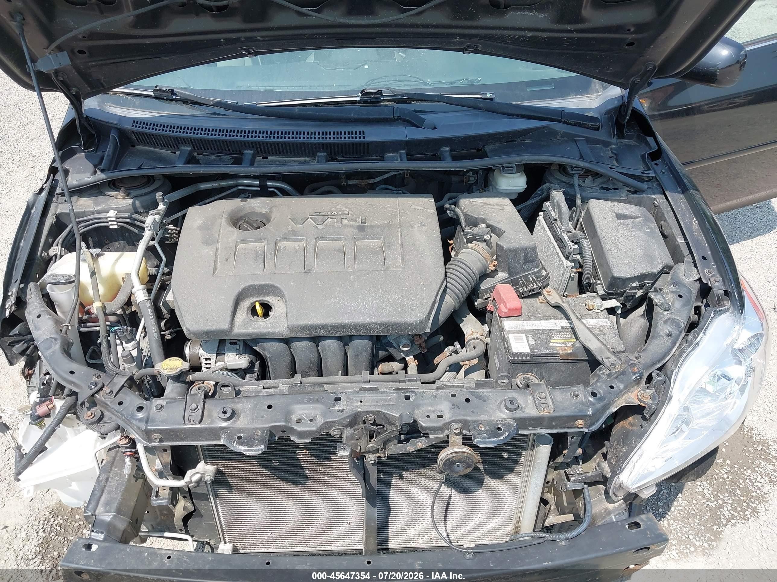 2013 Toyota Corolla Le Black vin: 5YFBU4EE6DP166866