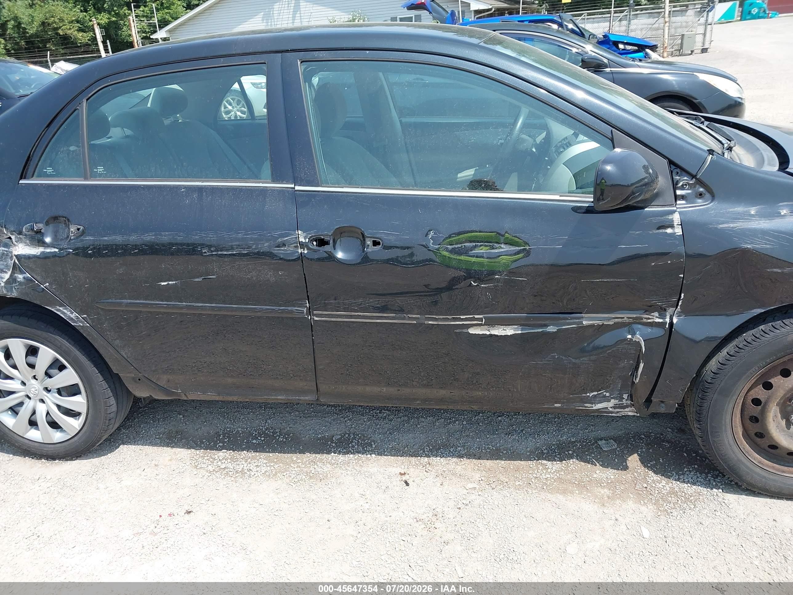 2013 Toyota Corolla Le Black vin: 5YFBU4EE6DP166866