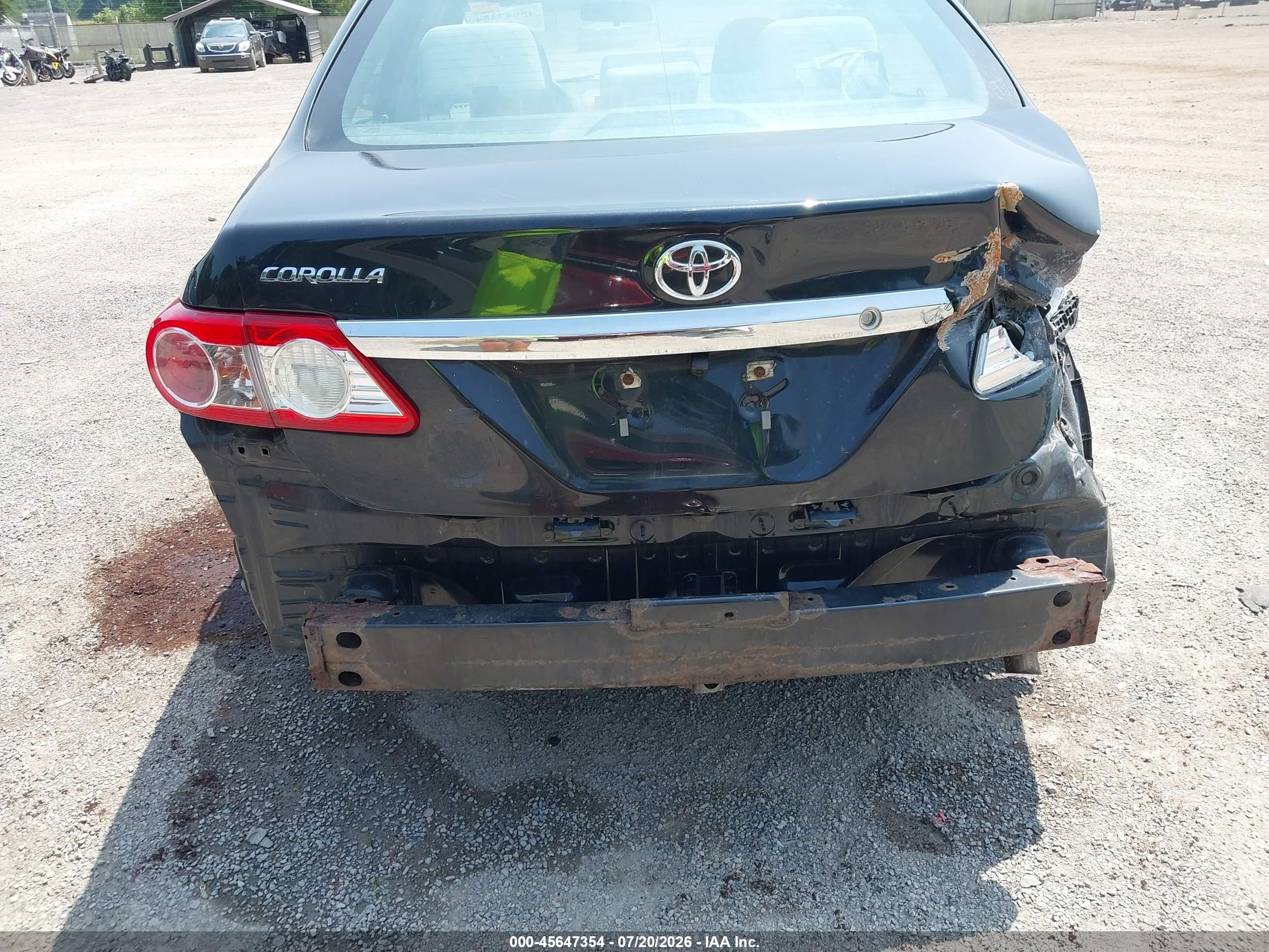 2013 Toyota Corolla Le Black vin: 5YFBU4EE6DP166866