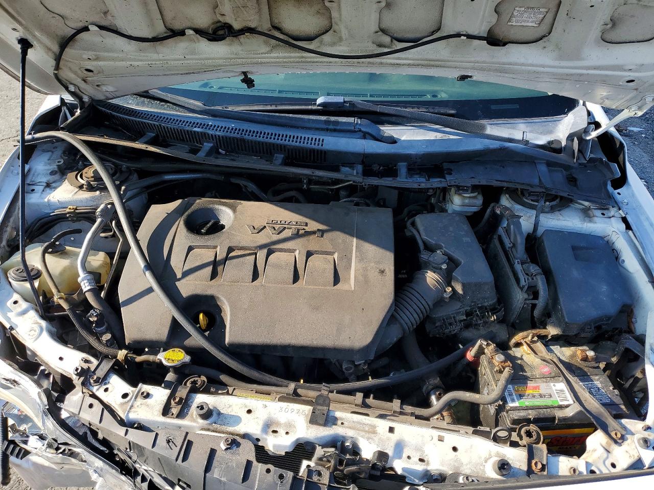 2013 Toyota Corolla L White vin: 5YFBU4EE6DP181786