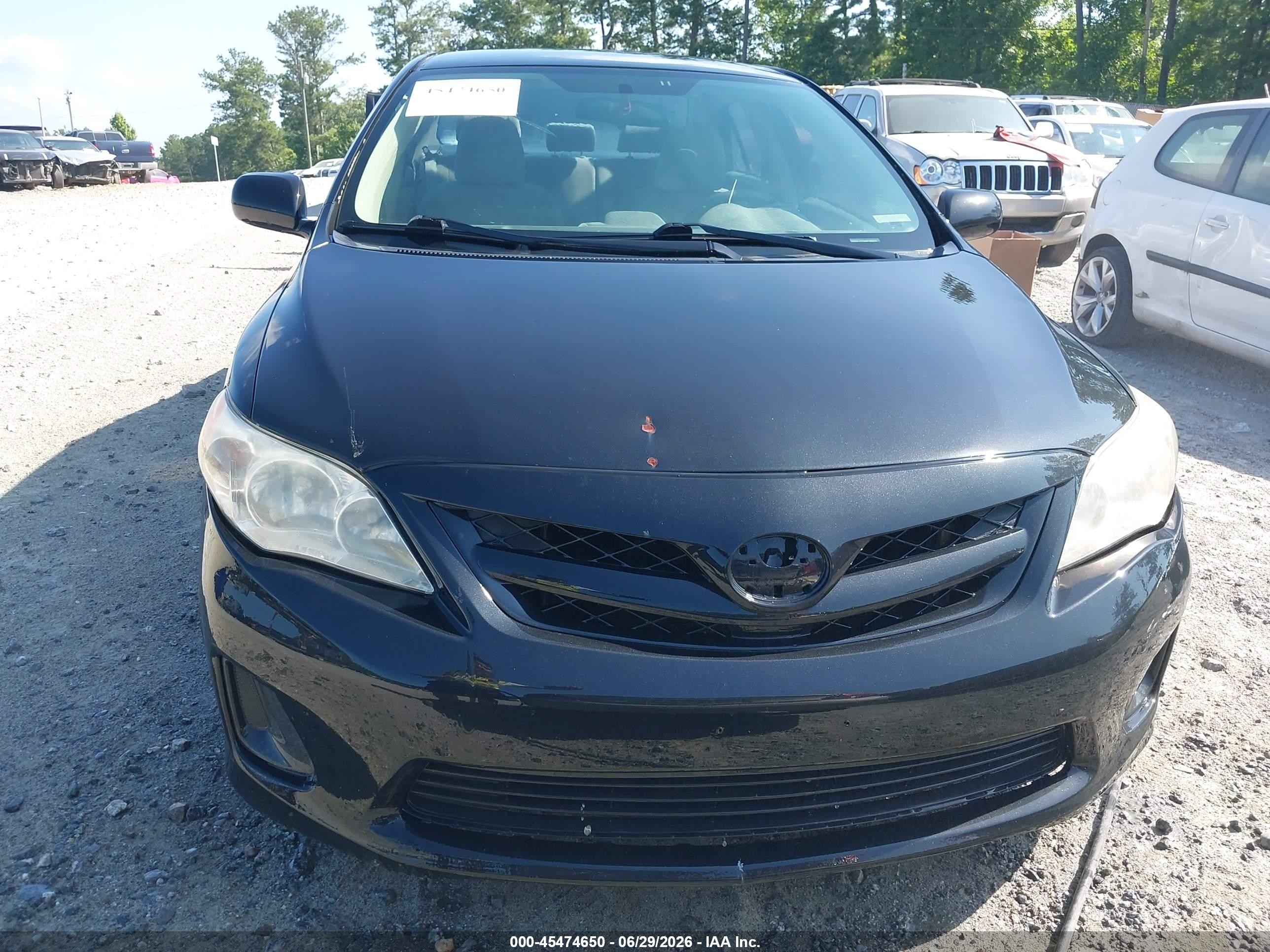 2013 Toyota Corolla L Черный vin: 5YFBU4EE6DP183778