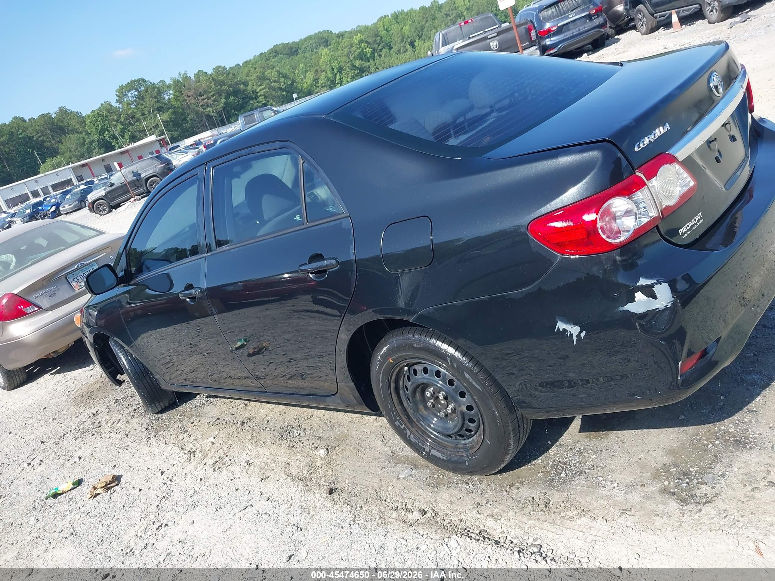 2013 Toyota Corolla L Черный vin: 5YFBU4EE6DP183778