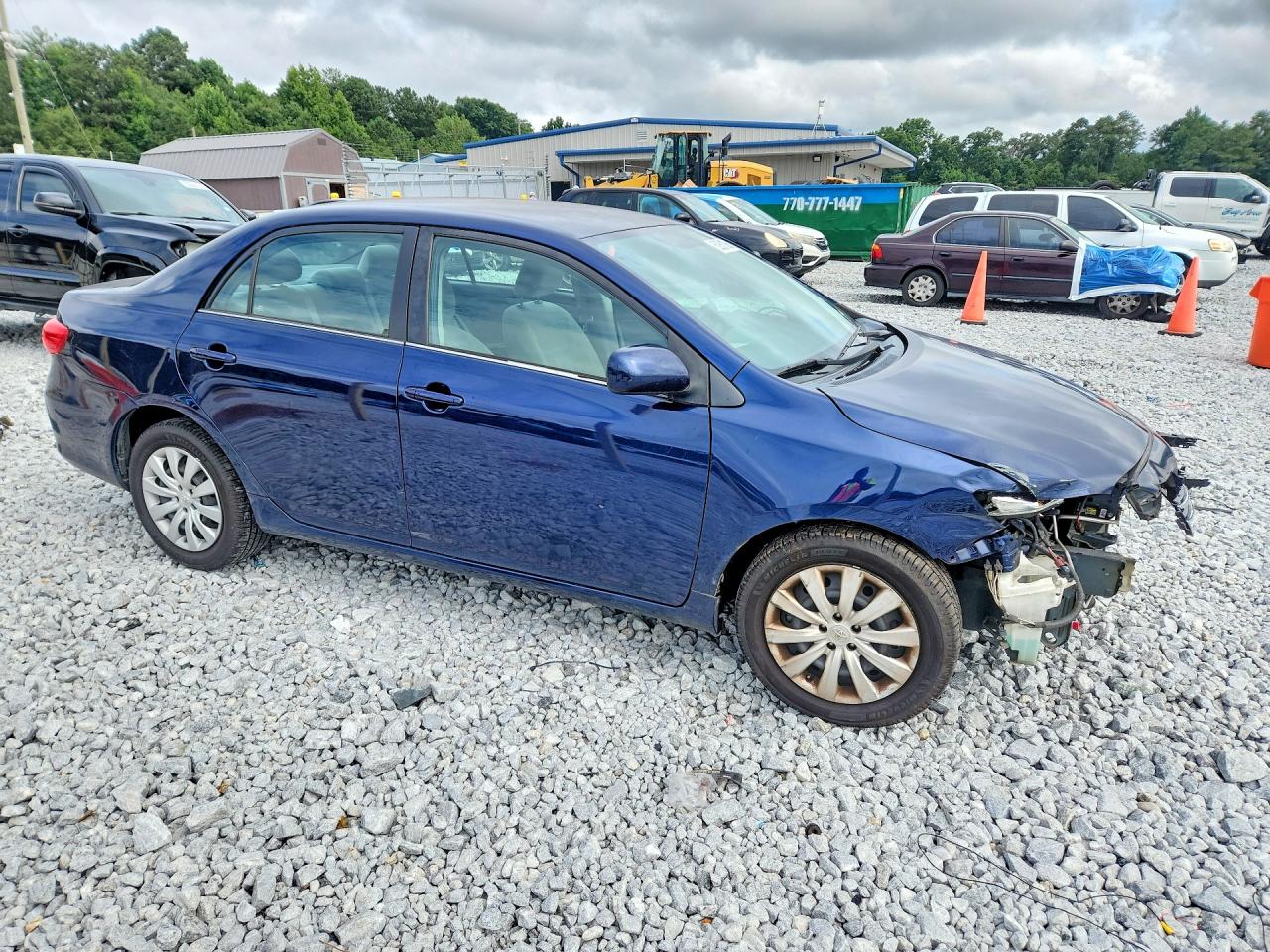 2013 Toyota Corolla Le Blue vin: 5YFBU4EE6DP188317