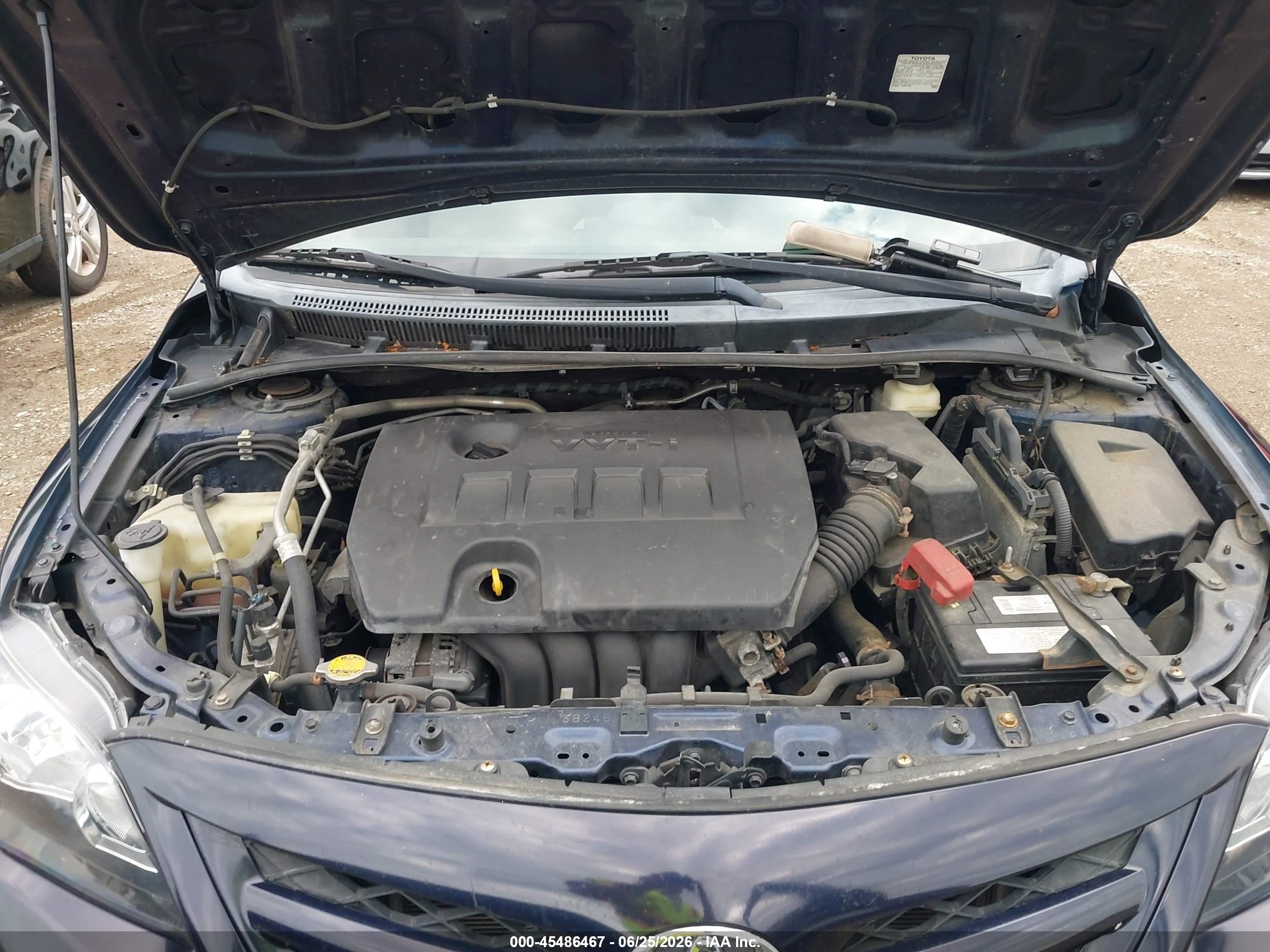 2013 Toyota Corolla L Dark Blue vin: 5YFBU4EE6DP189046