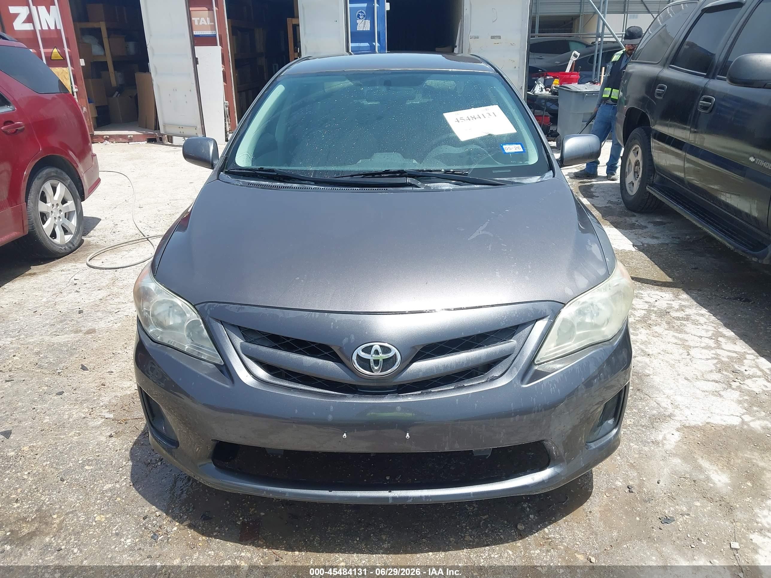 2013 Toyota Corolla L Gray vin: 5YFBU4EE6DP200692