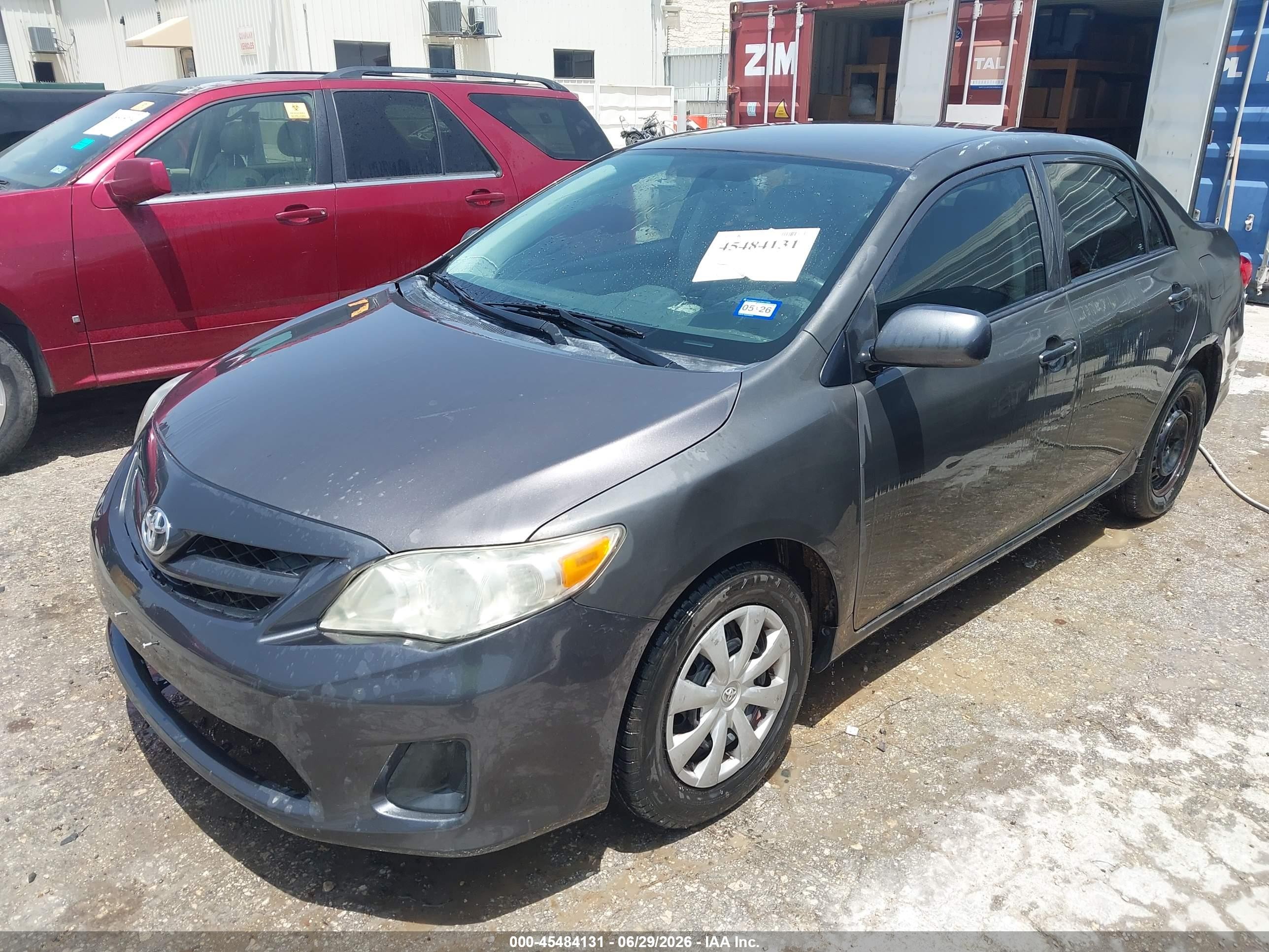 2013 Toyota Corolla L Gray vin: 5YFBU4EE6DP200692