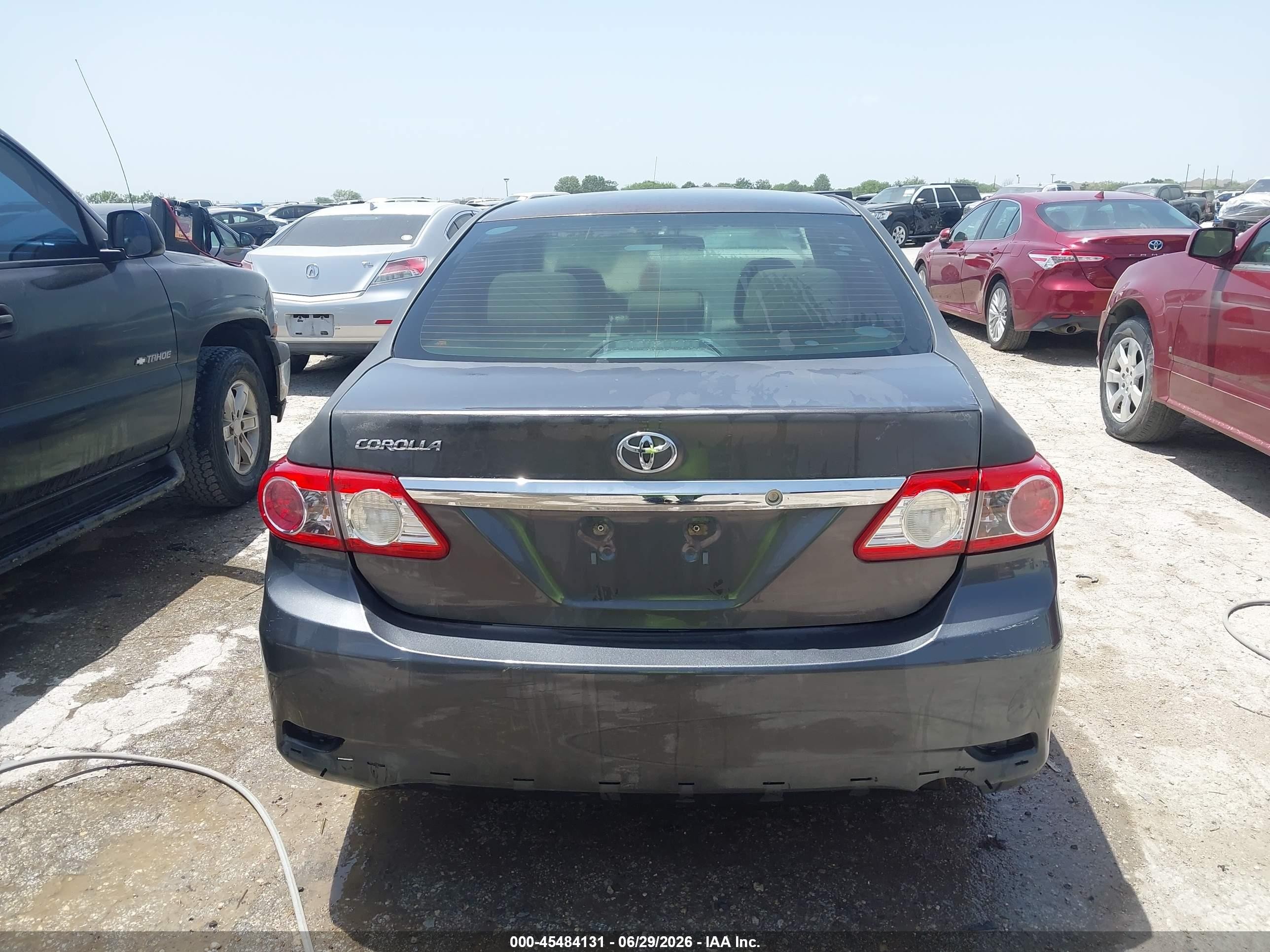 2013 Toyota Corolla L Gray vin: 5YFBU4EE6DP200692