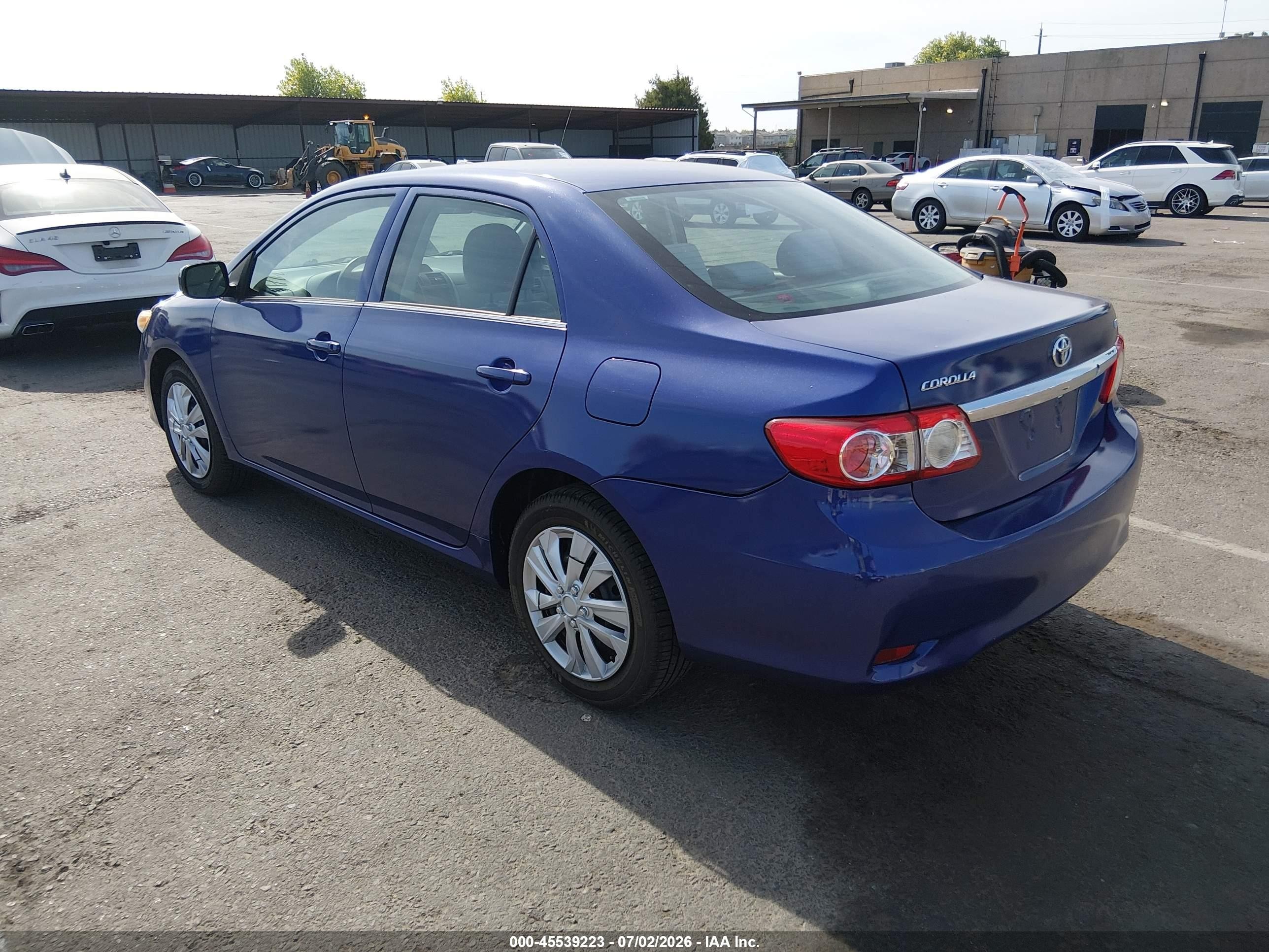 2013 Toyota Corolla Le Purple vin: 5YFBU4EE6DP205570