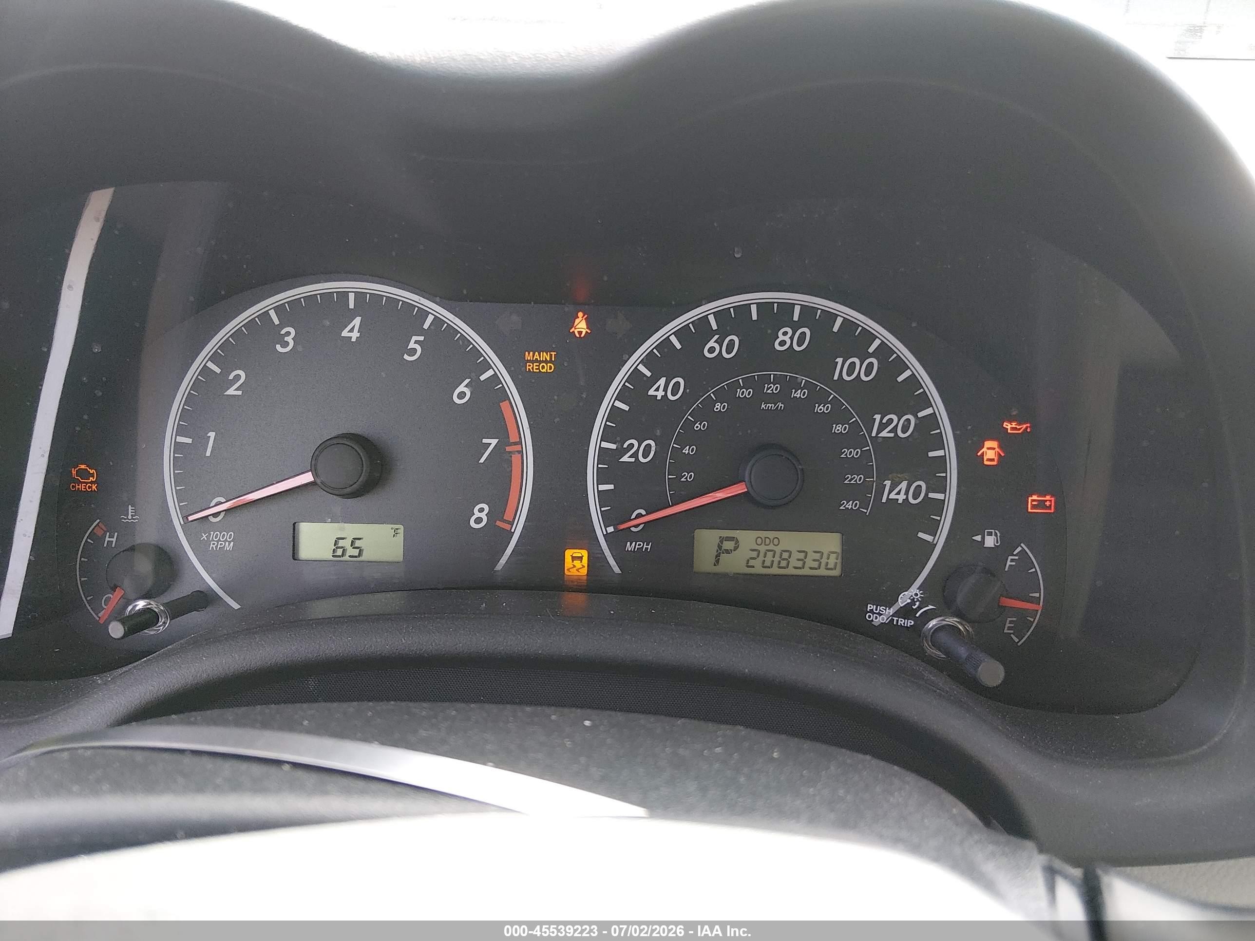 2013 Toyota Corolla Le Purple vin: 5YFBU4EE6DP205570
