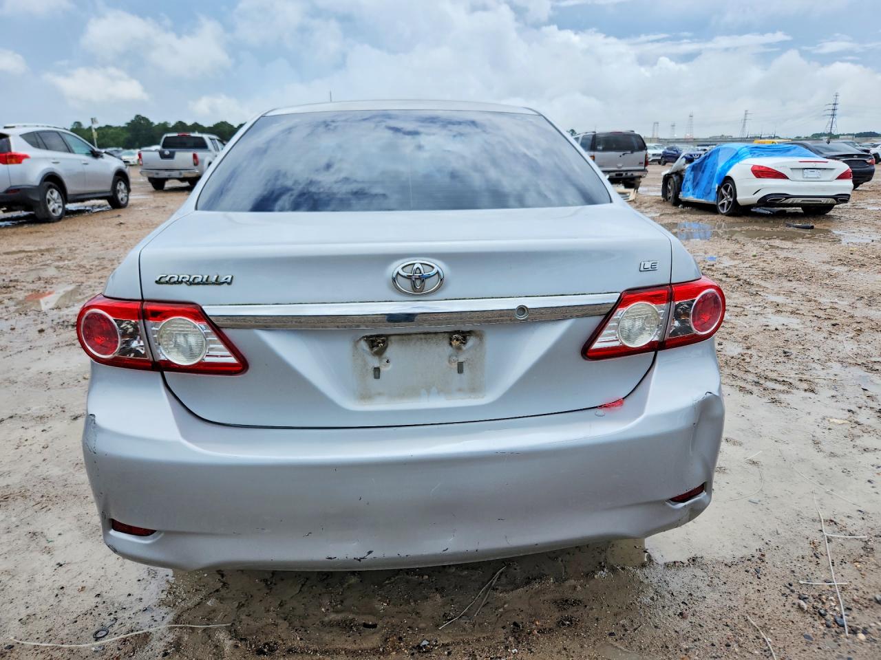 2013 Toyota Corolla Le Серебряный vin: 5YFBU4EE6DP221915