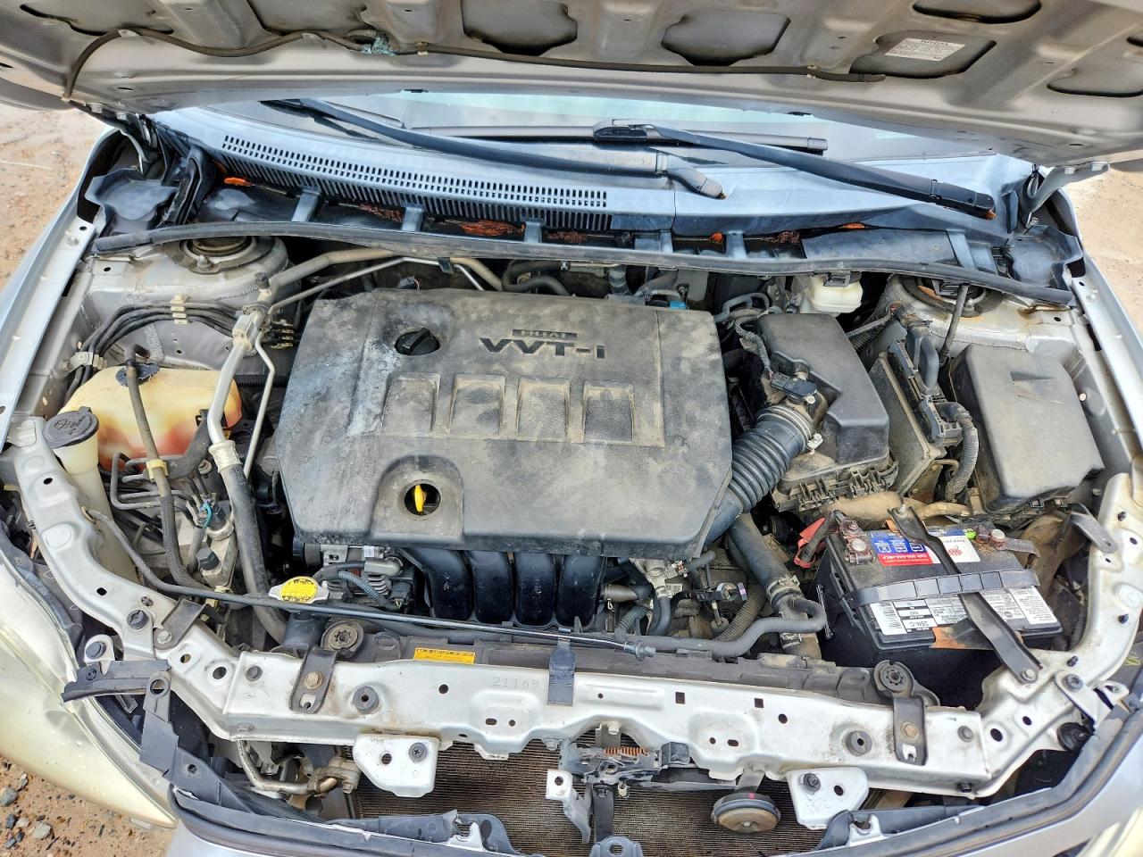 2013 Toyota Corolla Le Серебряный vin: 5YFBU4EE6DP221915