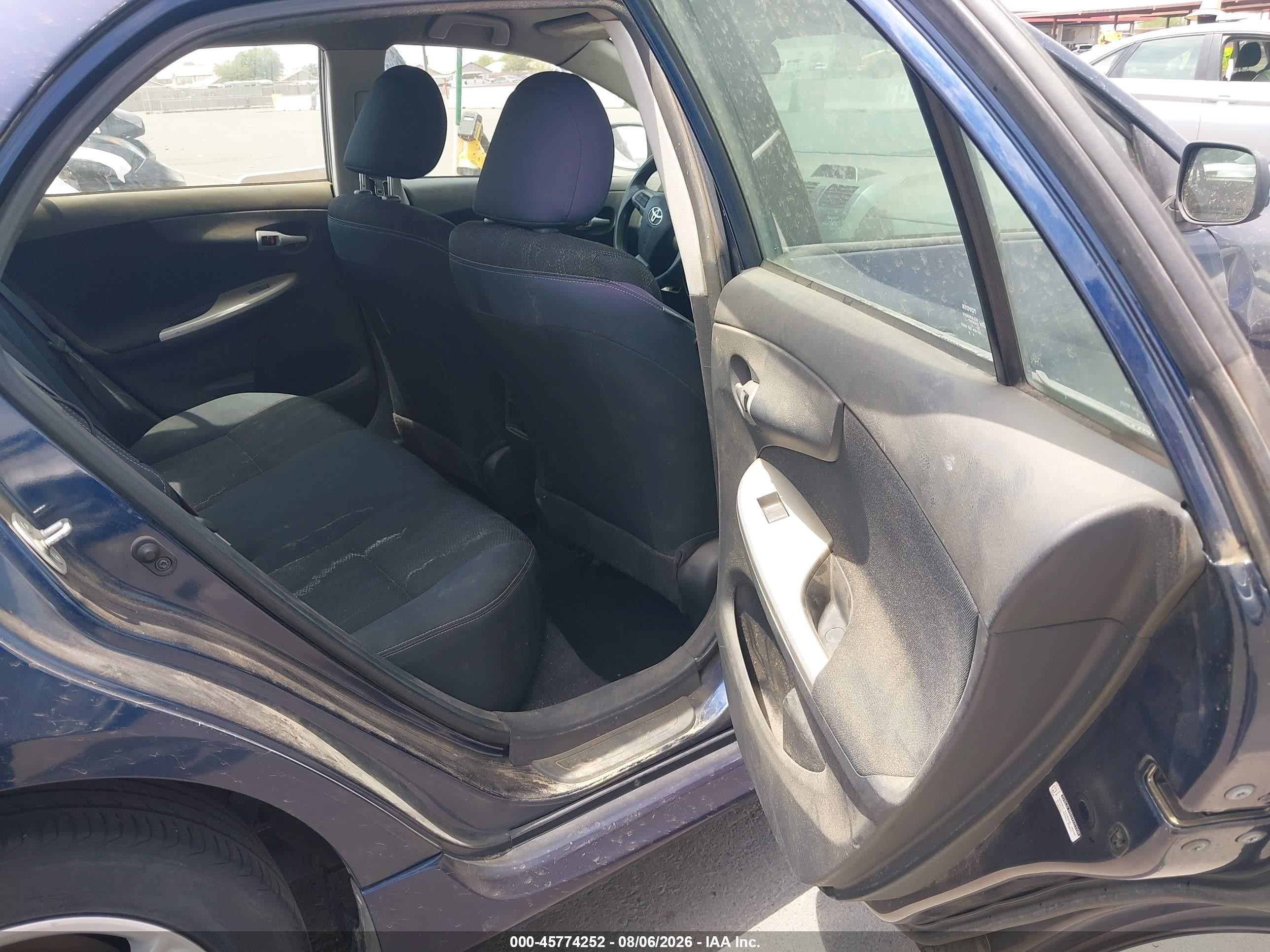 2012 Toyota Corolla S/le Синий vin: 5YFBU4EE7CP005506