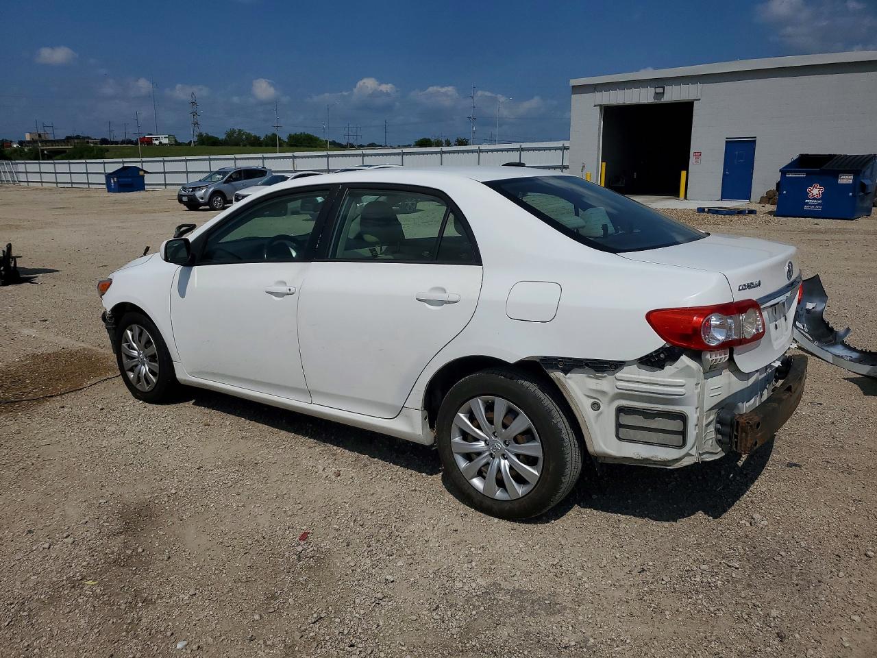 2012 Toyota Corolla Le Белый vin: 5YFBU4EE7CP005800