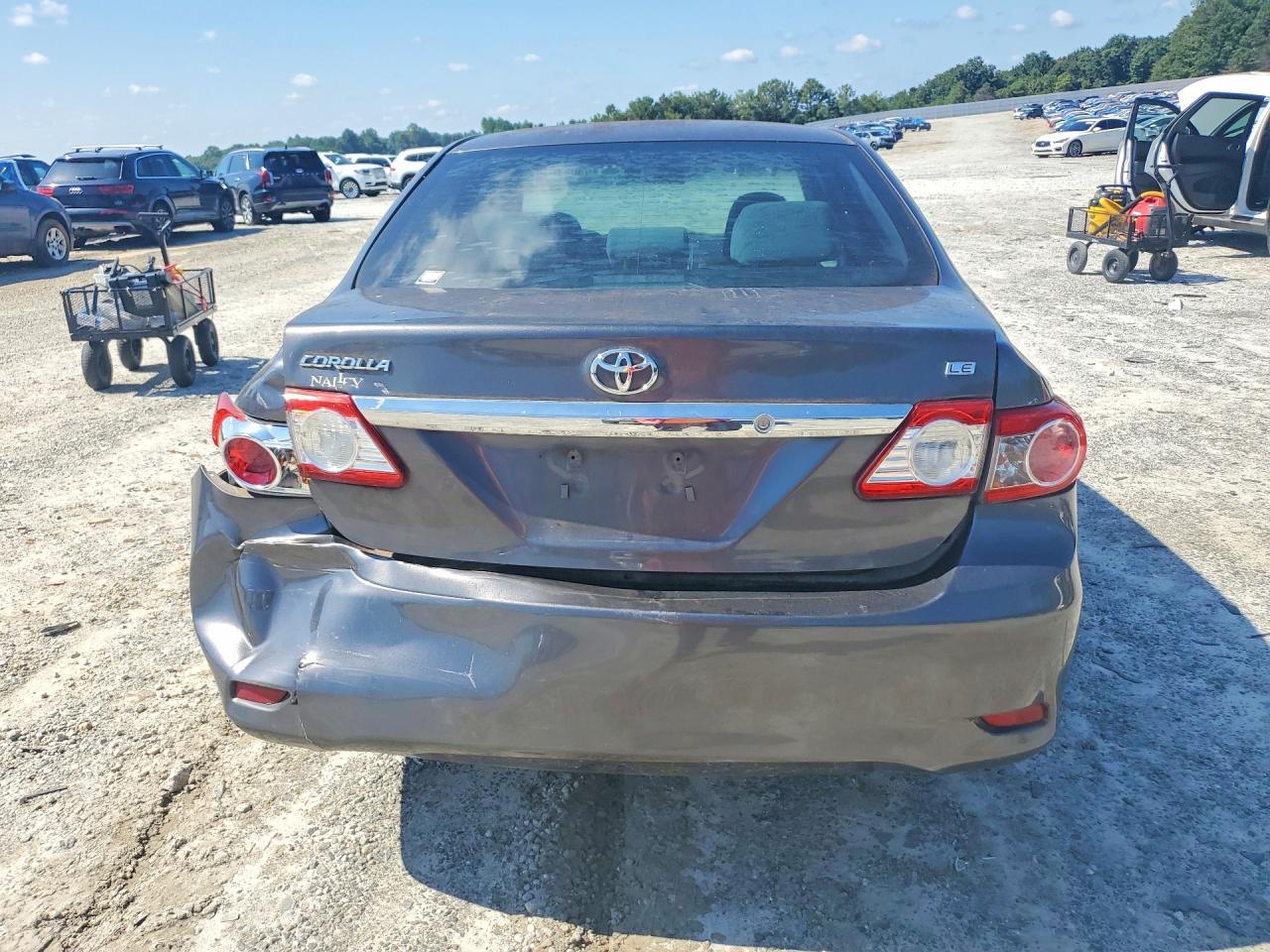 2012 Toyota Corolla Le Gray vin: 5YFBU4EE7CP010513