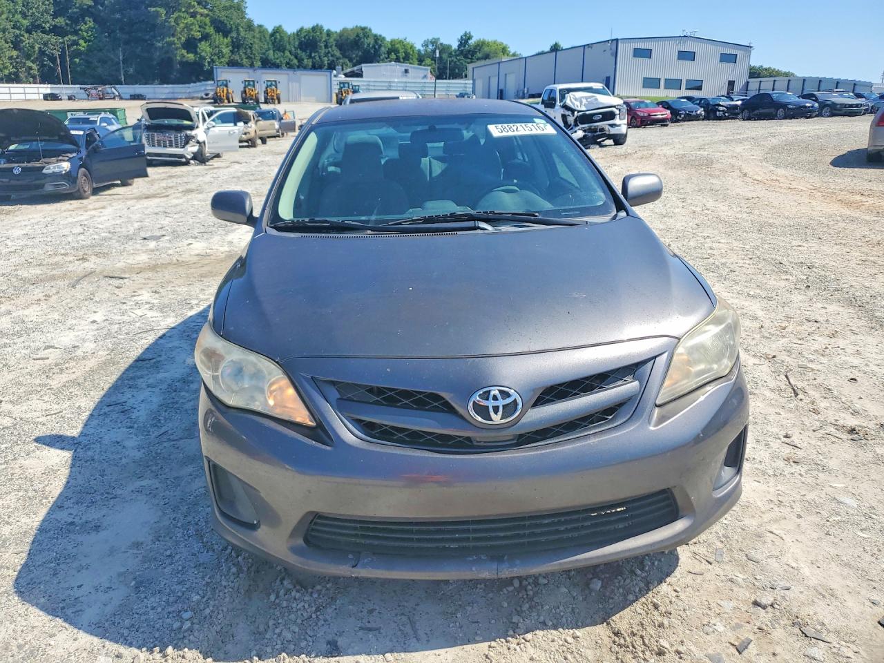 2012 Toyota Corolla Le Gray vin: 5YFBU4EE7CP010513