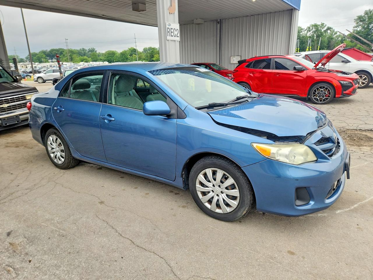 2012 Toyota Corolla Le Blue vin: 5YFBU4EE7CP015257