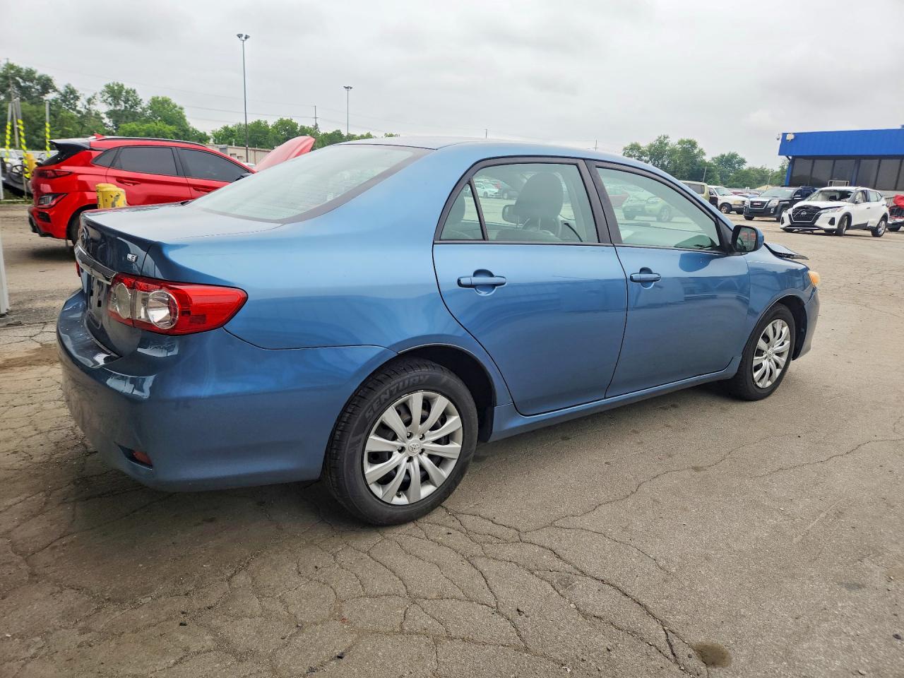 2012 Toyota Corolla Le Blue vin: 5YFBU4EE7CP015257