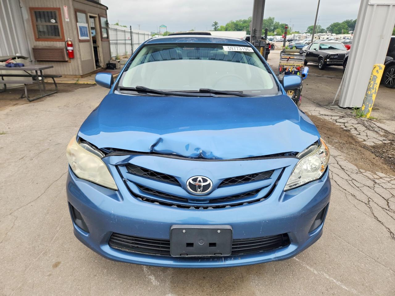 2012 Toyota Corolla Le Blue vin: 5YFBU4EE7CP015257