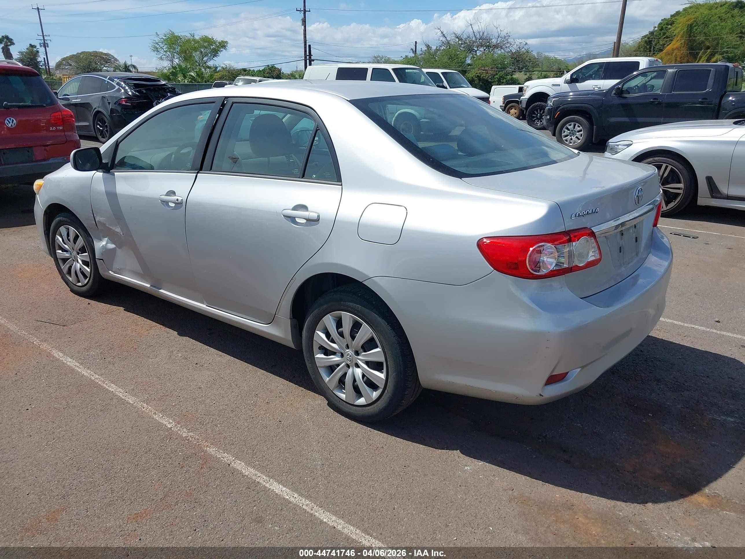 2012 Toyota Corolla Le Silver vin: 5YFBU4EE7CP016165