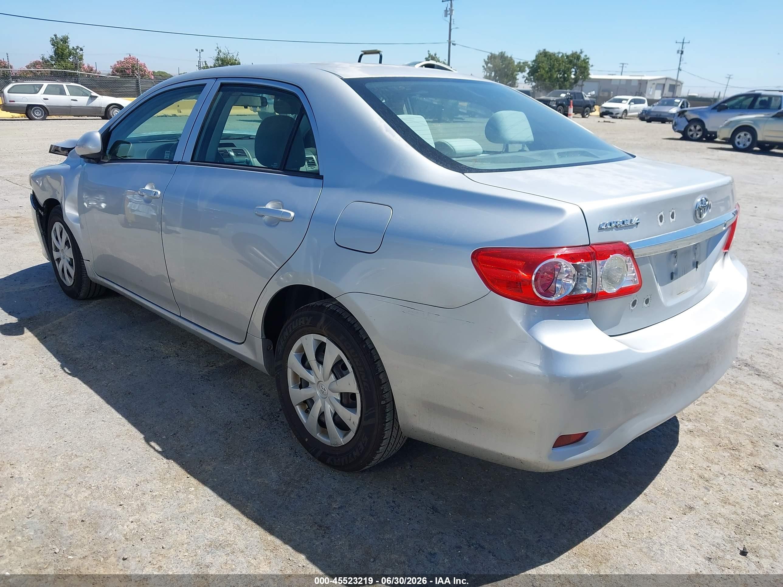 2012 Toyota Corolla L Серебряный vin: 5YFBU4EE7CP022032