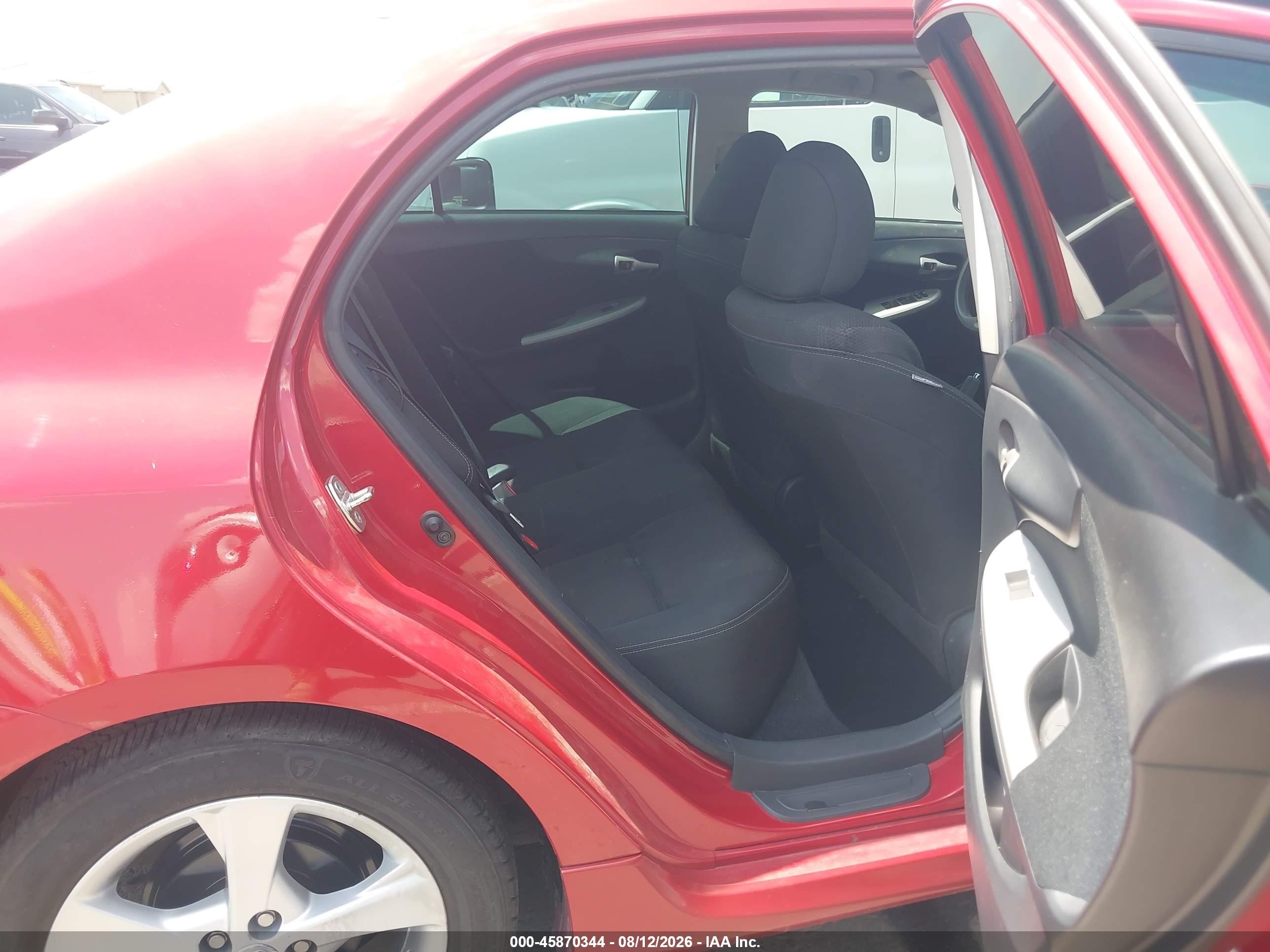 2012 Toyota Corolla S Red vin: 5YFBU4EE7CP035718