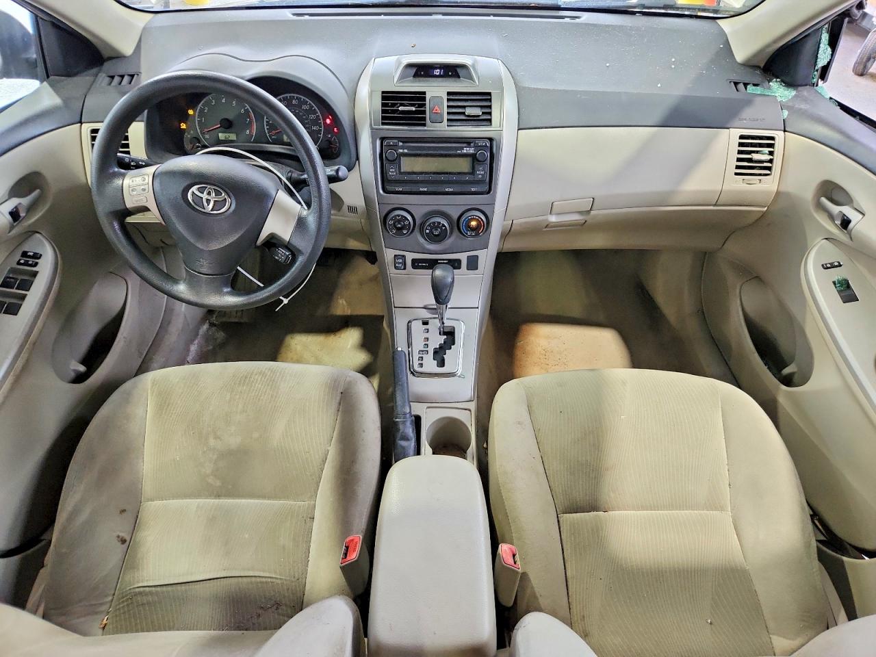 2012 Toyota Corolla Le Beige vin: 5YFBU4EE7CP039218