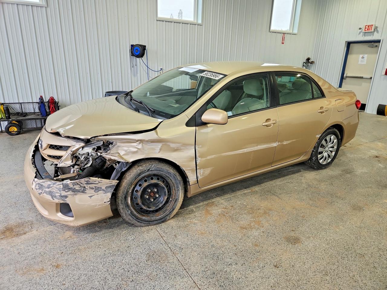 2012 Toyota Corolla Le Beige vin: 5YFBU4EE7CP039218