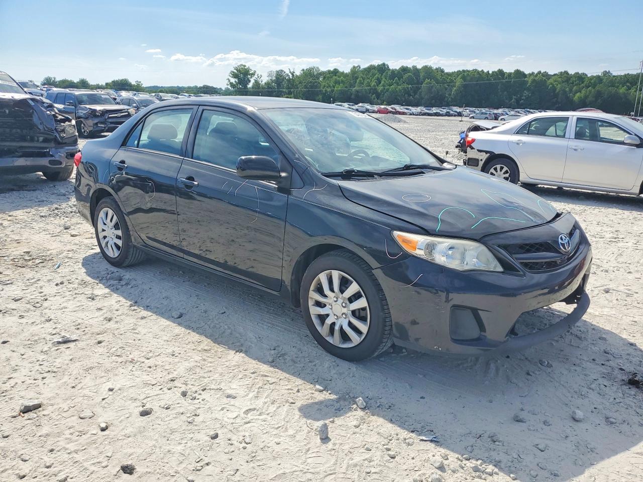 2012 Toyota Corolla Le Black vin: 5YFBU4EE7CP048792