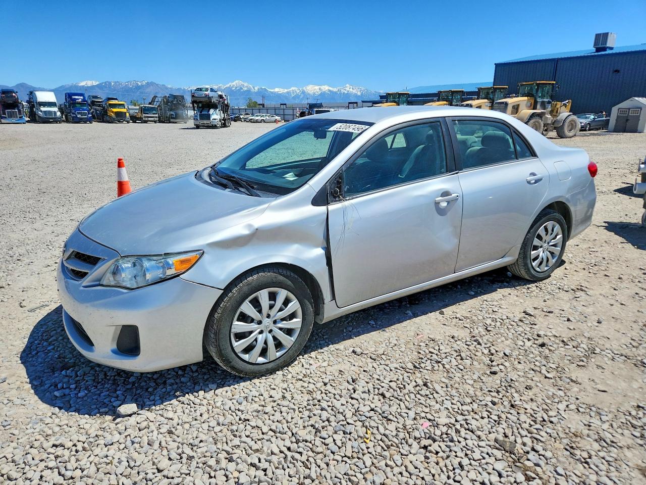 2012 Toyota Corolla Le Silver vin: 5YFBU4EE7CP052289