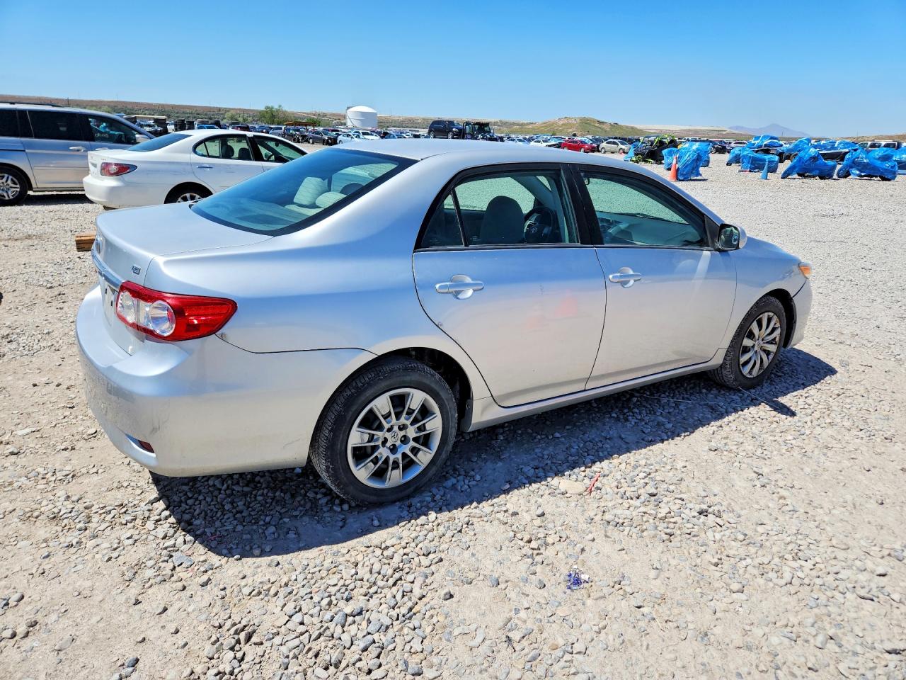 2012 Toyota Corolla Le Silver vin: 5YFBU4EE7CP052289
