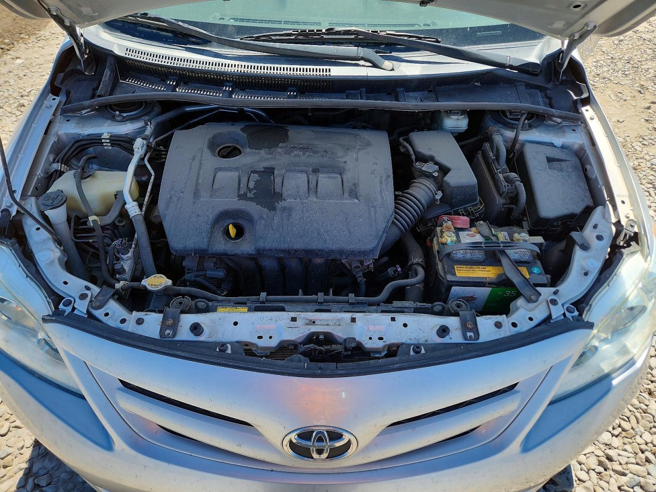 2012 Toyota Corolla Le Silver vin: 5YFBU4EE7CP052289