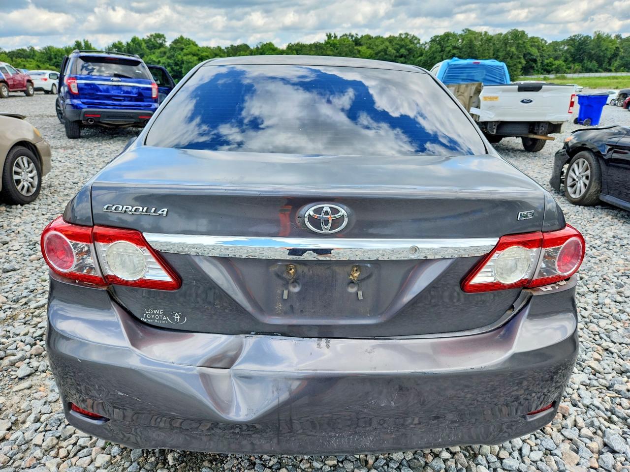 2012 Toyota Corolla Le Charcoal vin: 5YFBU4EE7CP053958