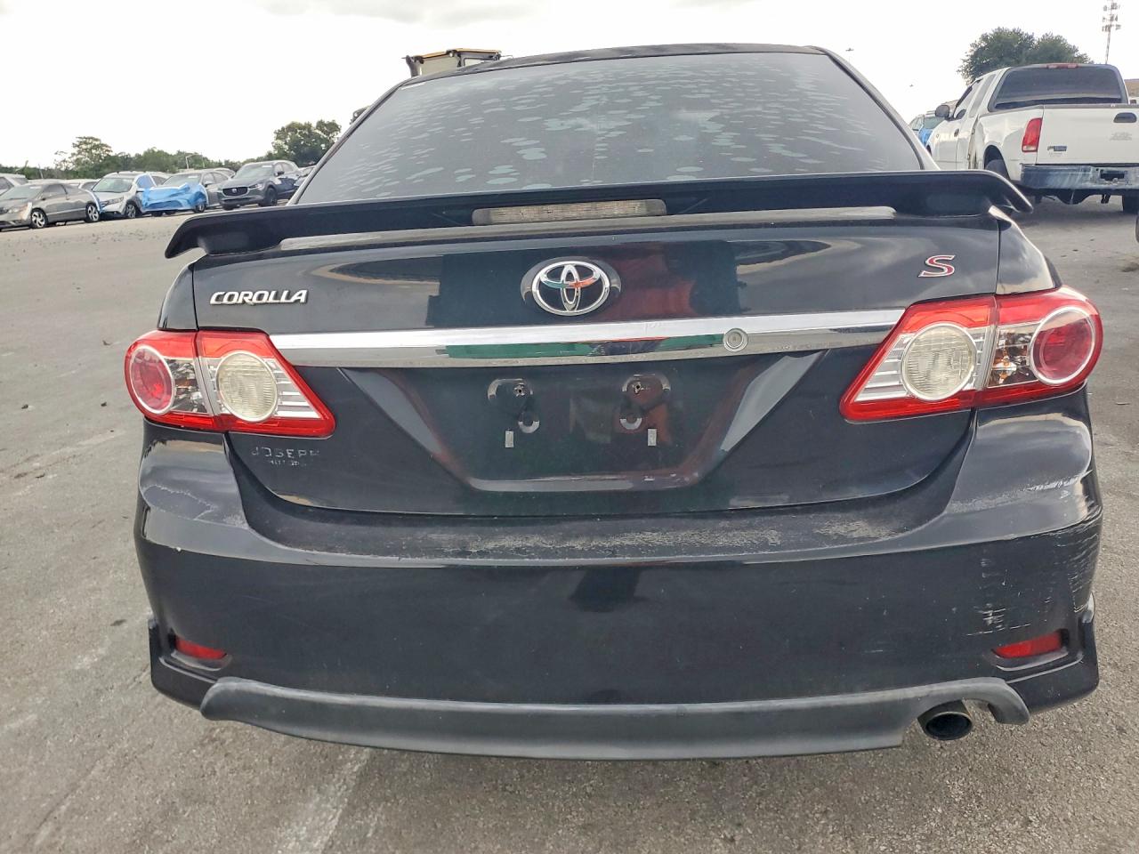 2012 Toyota Corolla S Black vin: 5YFBU4EE7CP054379