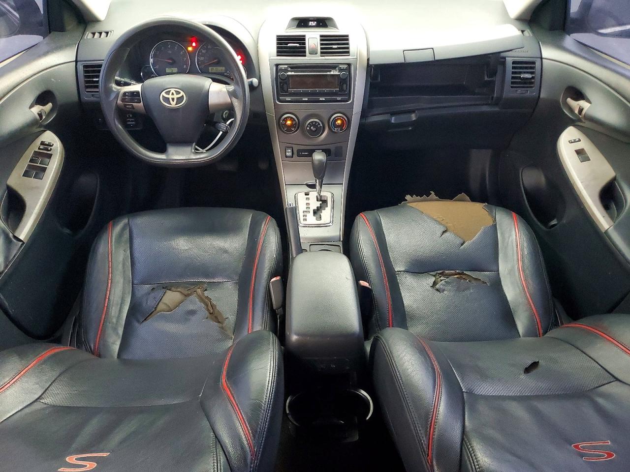 2012 Toyota Corolla S Black vin: 5YFBU4EE7CP054379