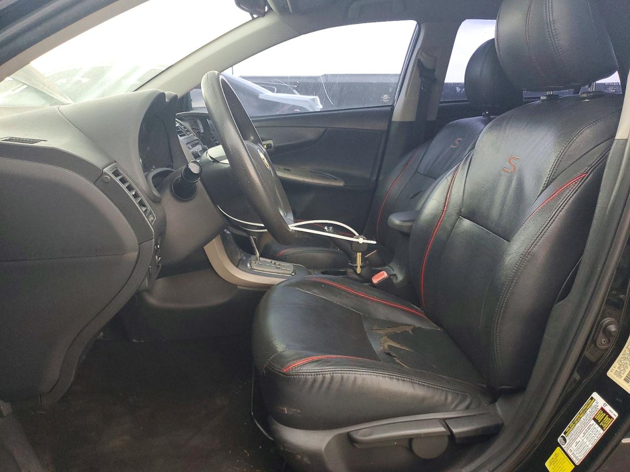 2012 Toyota Corolla S Black vin: 5YFBU4EE7CP054379