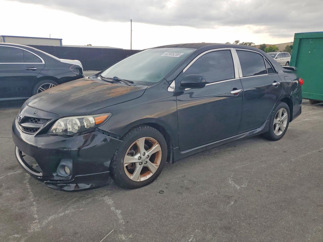 2012 Toyota Corolla S Черный vin: 5YFBU4EE7CP054379