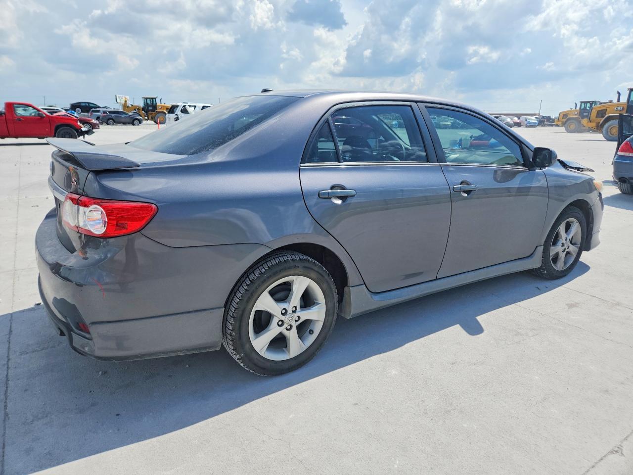 2012 Toyota Corolla S Gray vin: 5YFBU4EE7CP070713