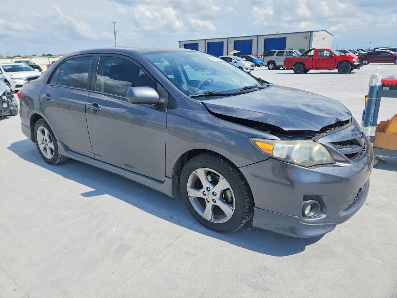 2012 Toyota Corolla S Gray vin: 5YFBU4EE7CP070713