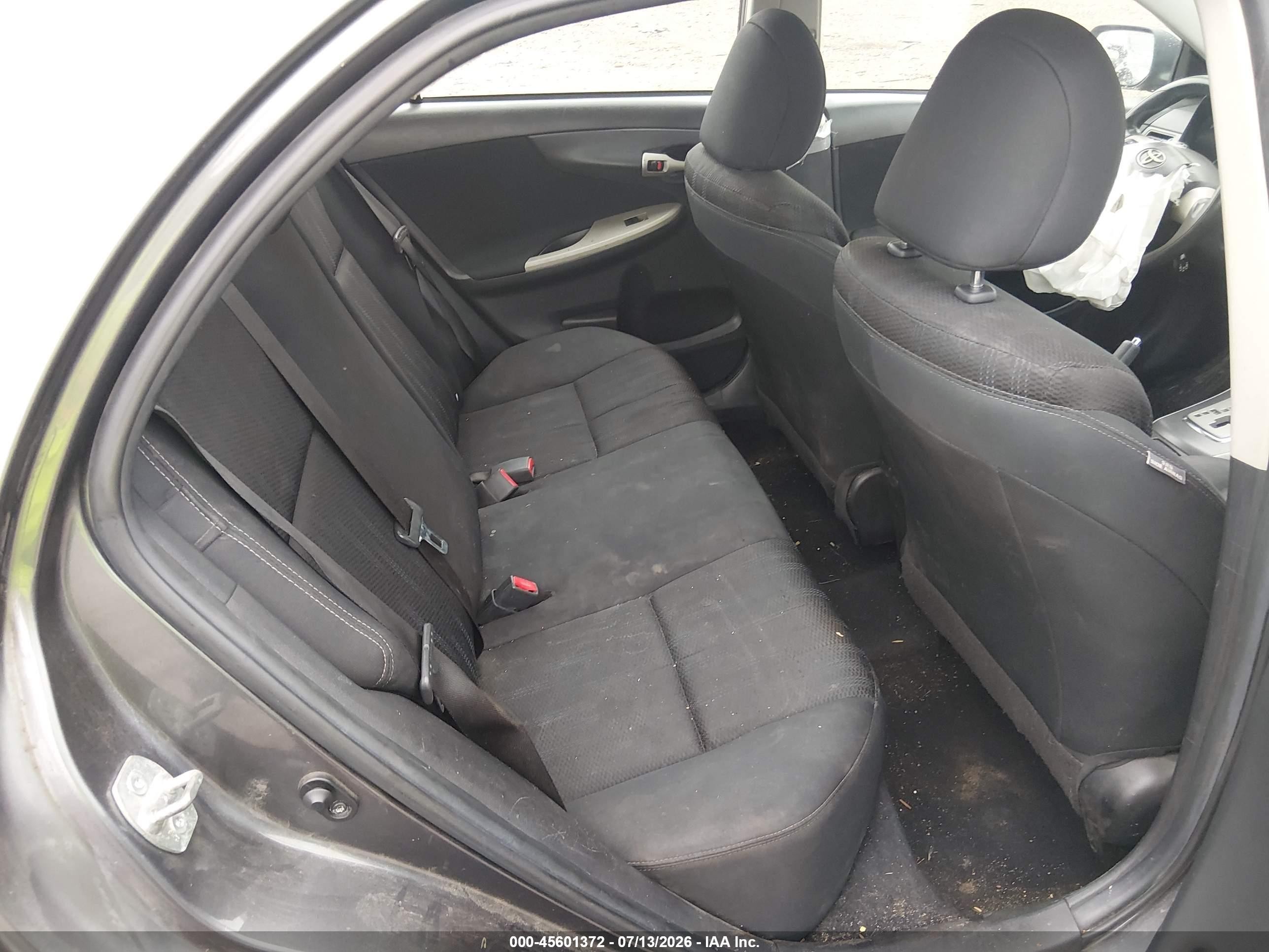 2013 Toyota Corolla S Gray vin: 5YFBU4EE7DP084192