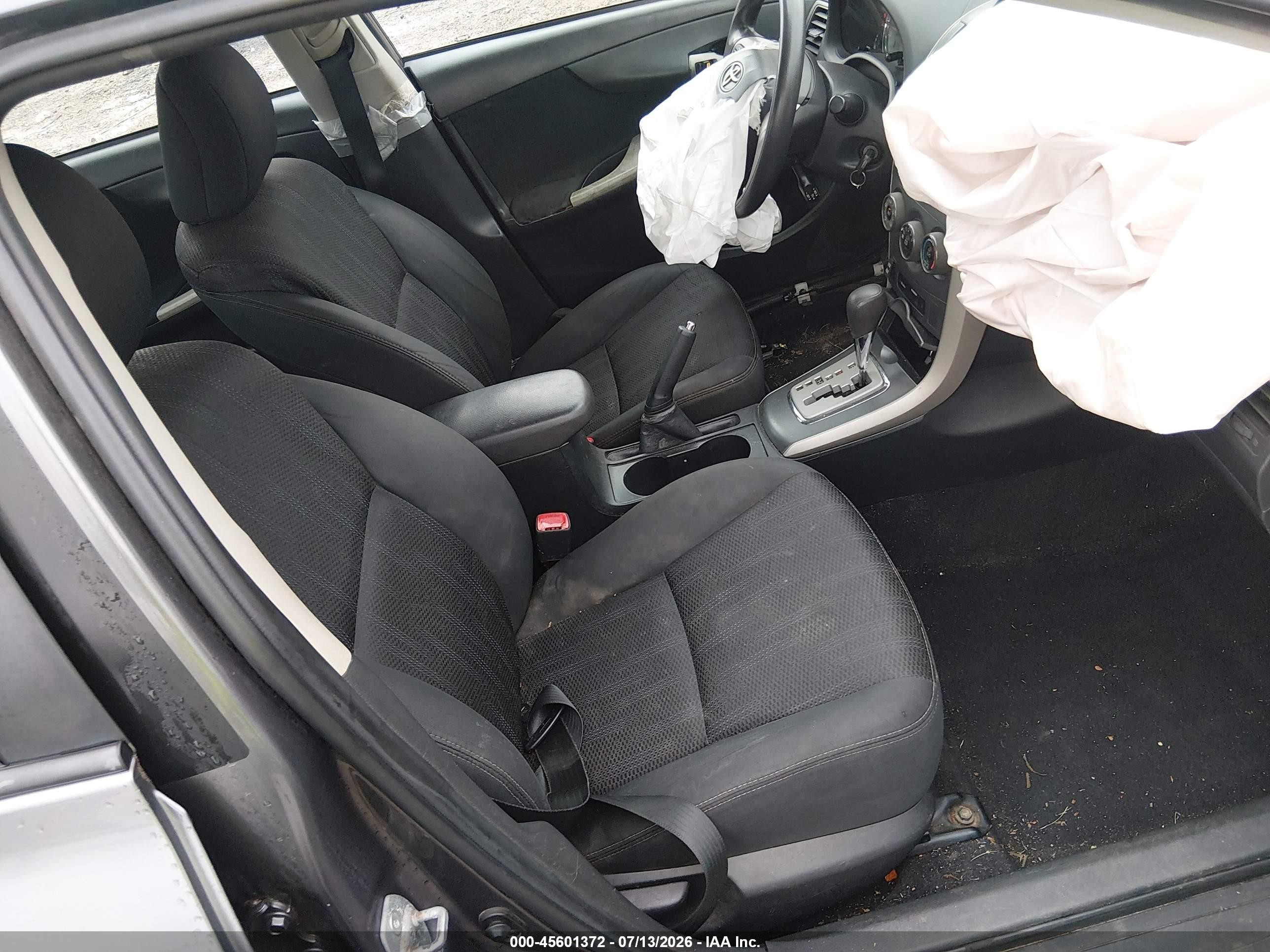 2013 Toyota Corolla S Gray vin: 5YFBU4EE7DP084192