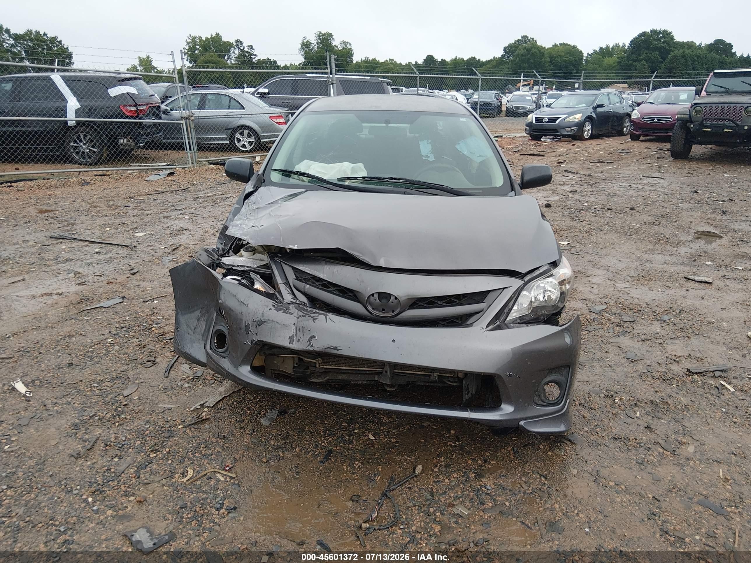 2013 Toyota Corolla S Gray vin: 5YFBU4EE7DP084192
