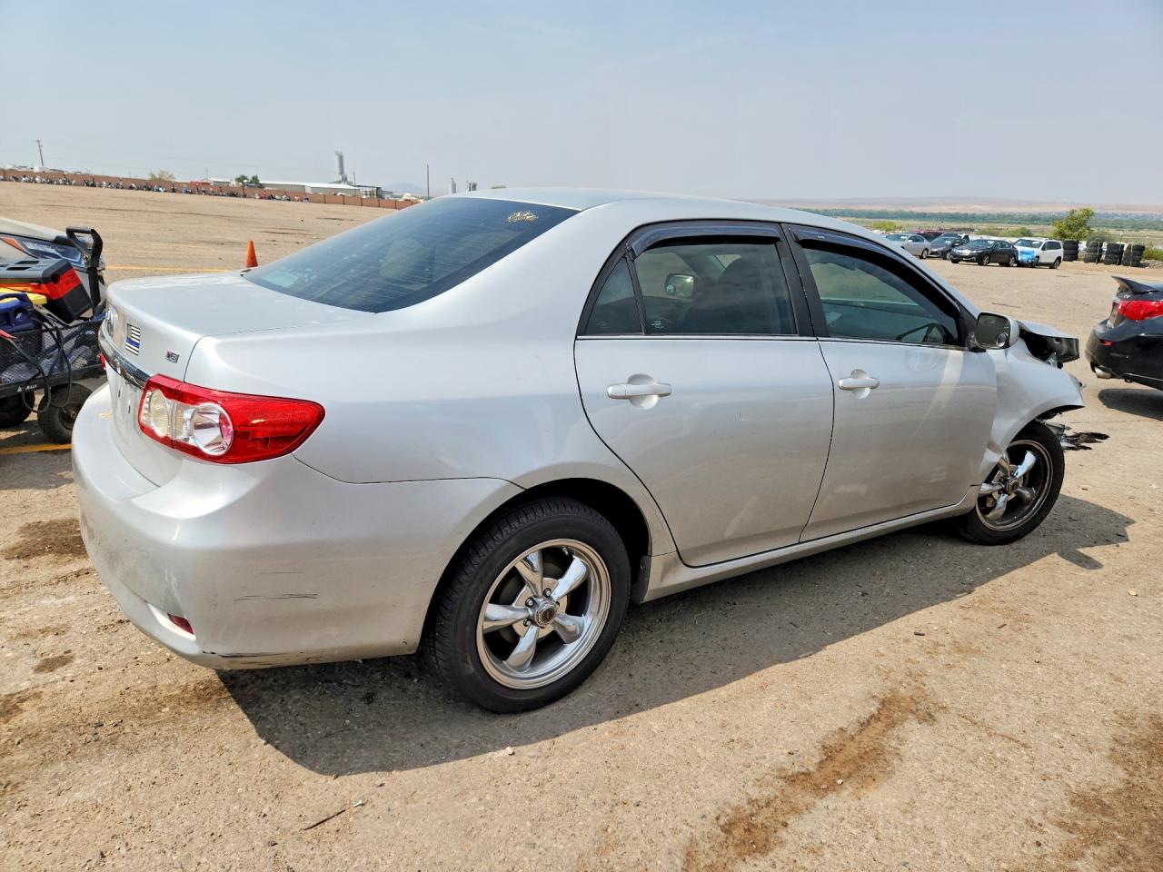 2013 Toyota Corolla Le Серебряный vin: 5YFBU4EE7DP089098