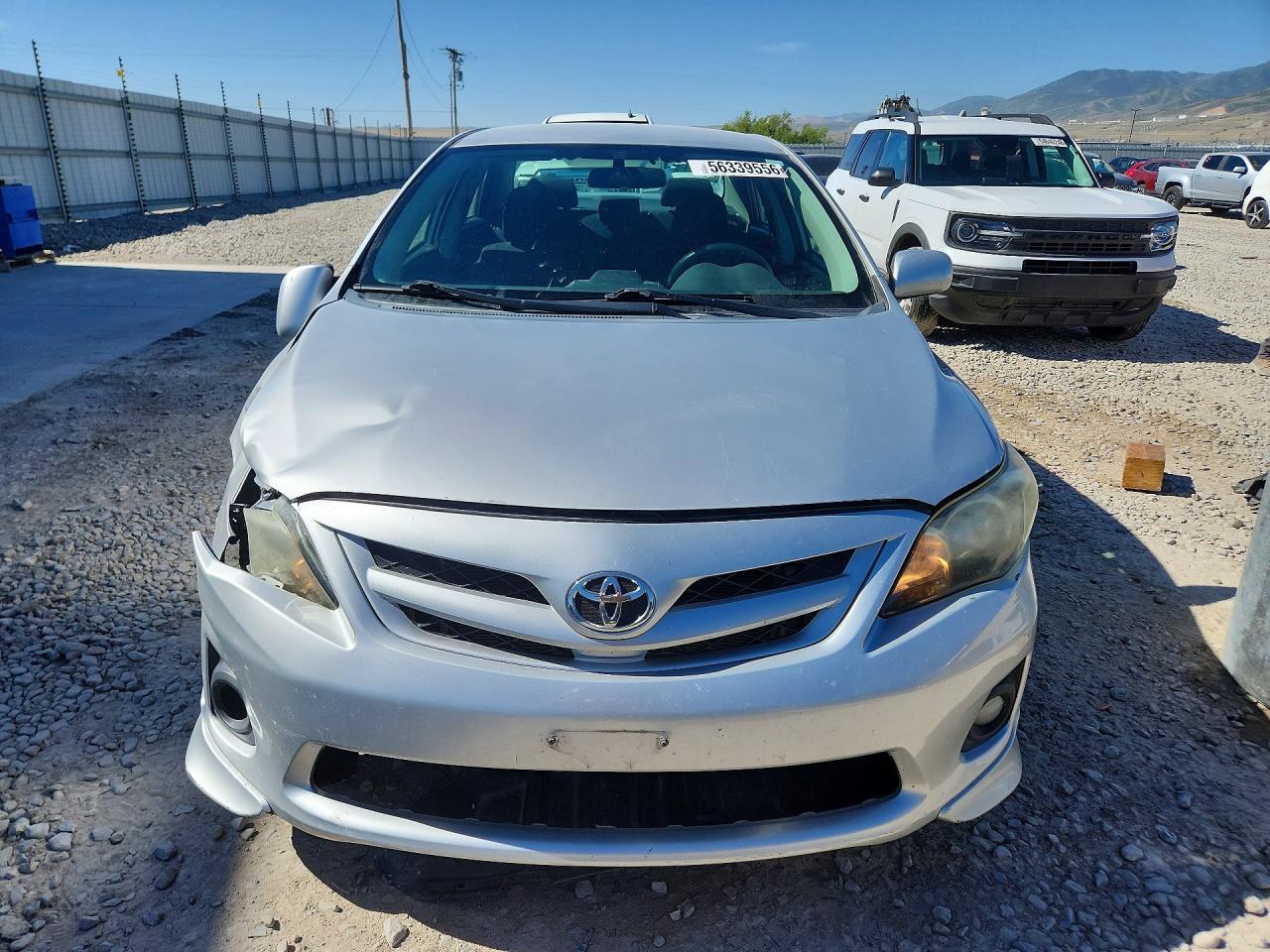 2013 Toyota Corolla S Silver vin: 5YFBU4EE7DP100052