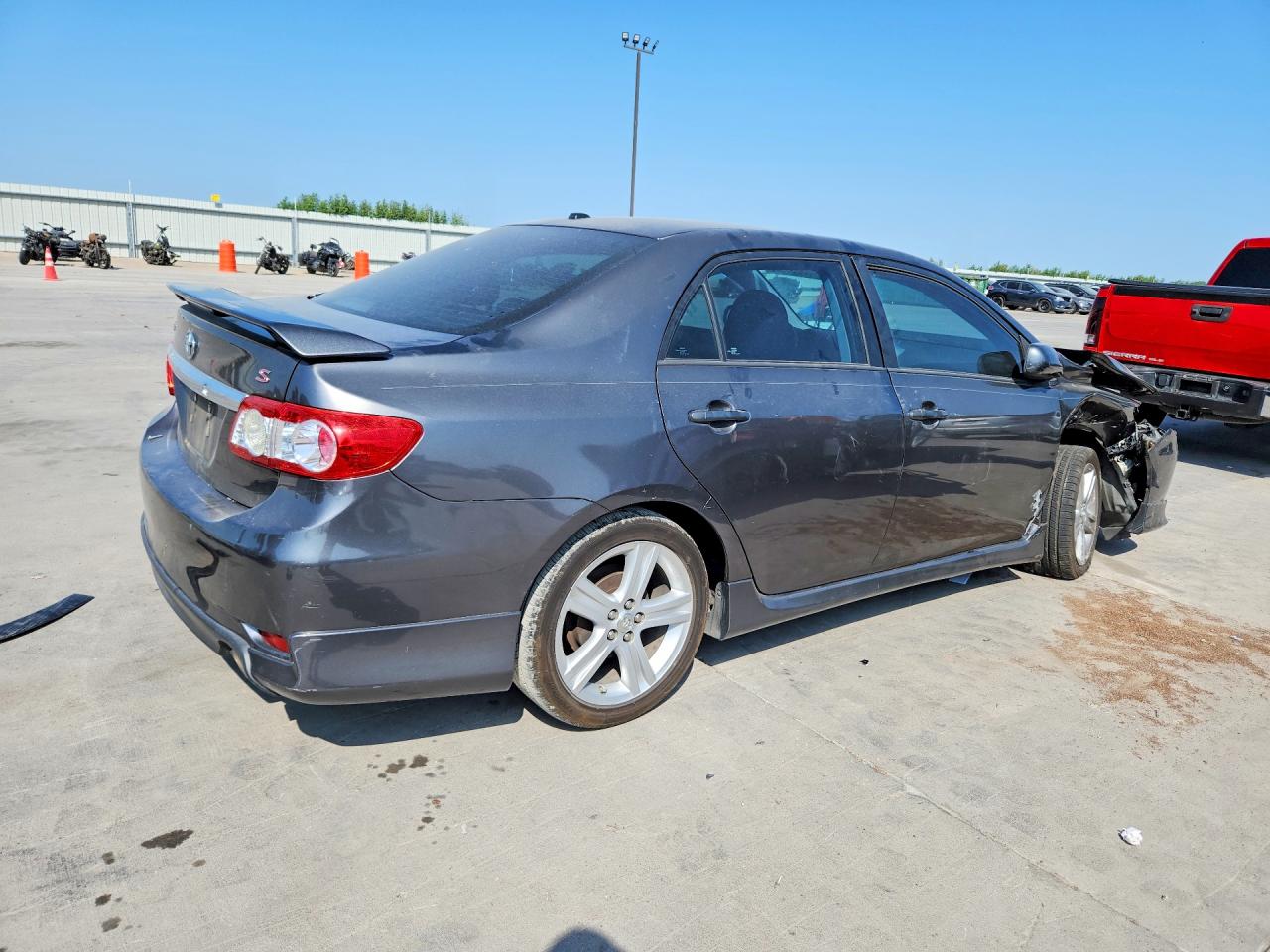 2013 Toyota Corolla S Charcoal vin: 5YFBU4EE7DP101377