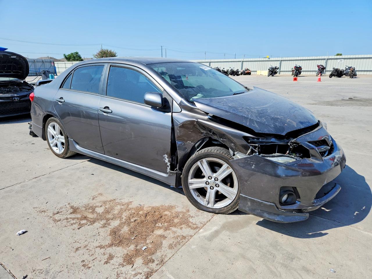 2013 Toyota Corolla S Charcoal vin: 5YFBU4EE7DP101377