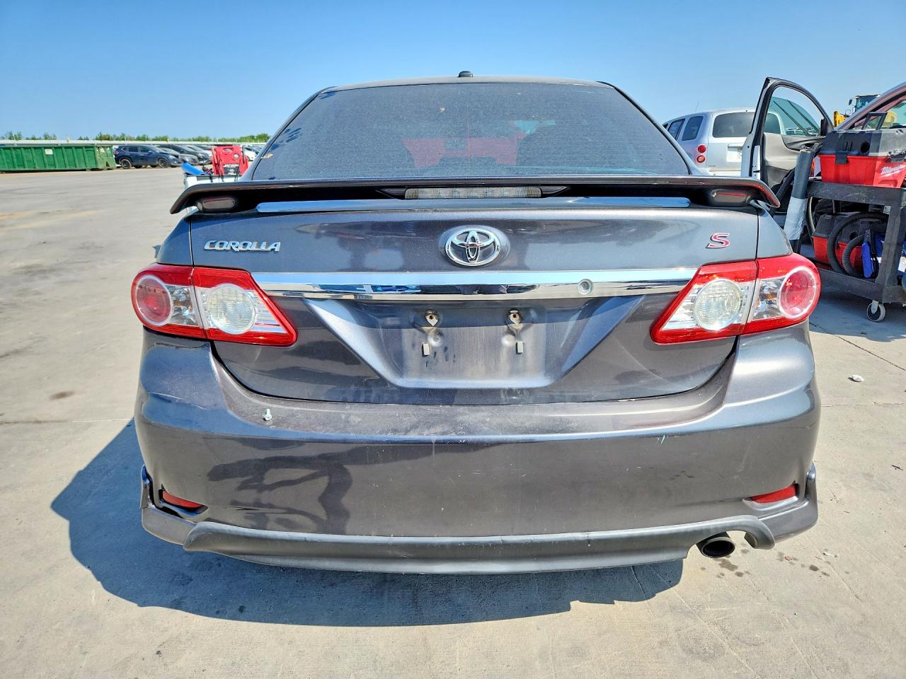 2013 Toyota Corolla S Charcoal vin: 5YFBU4EE7DP101377