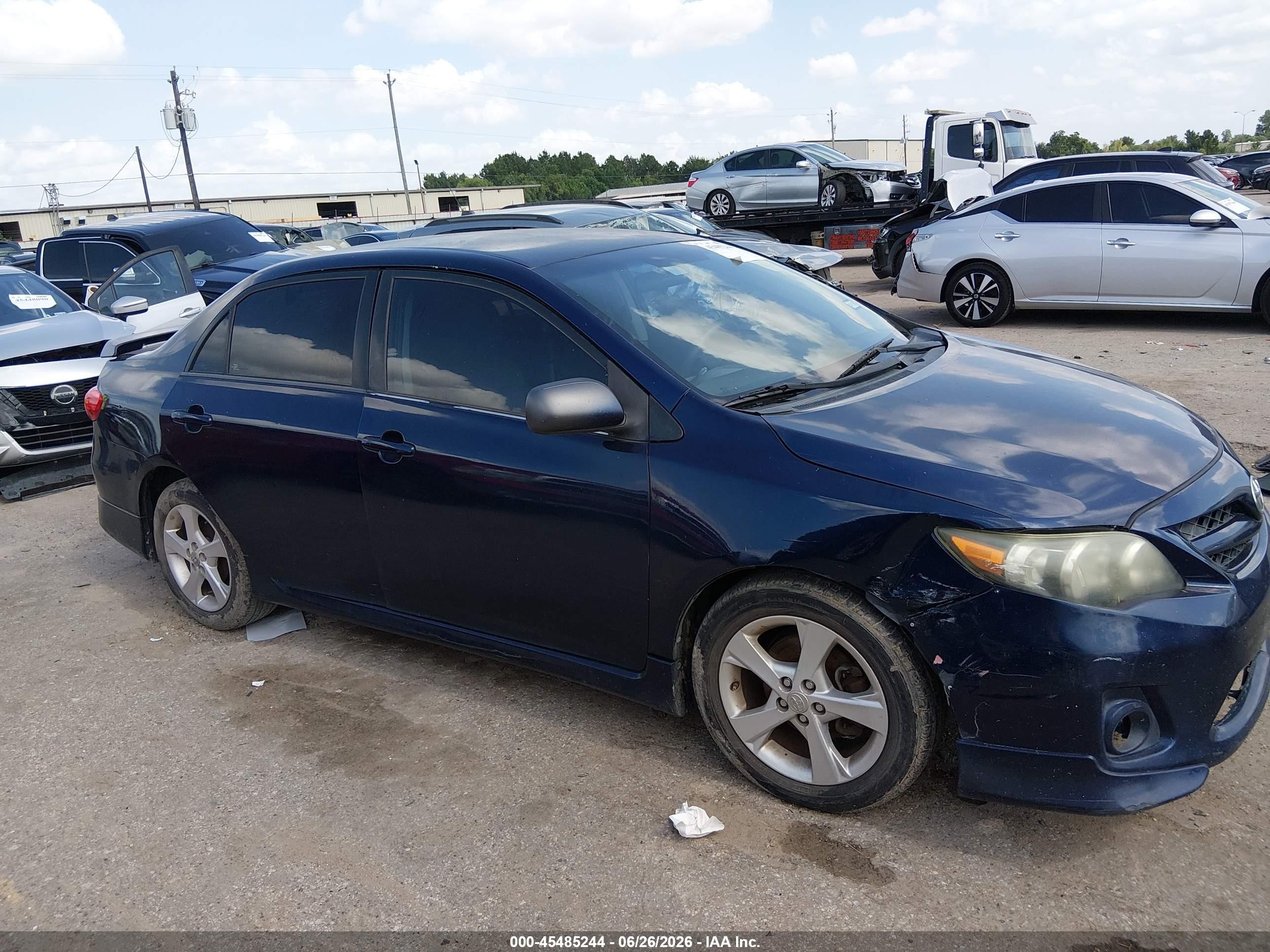 2013 Toyota Corolla S Blue vin: 5YFBU4EE7DP102562