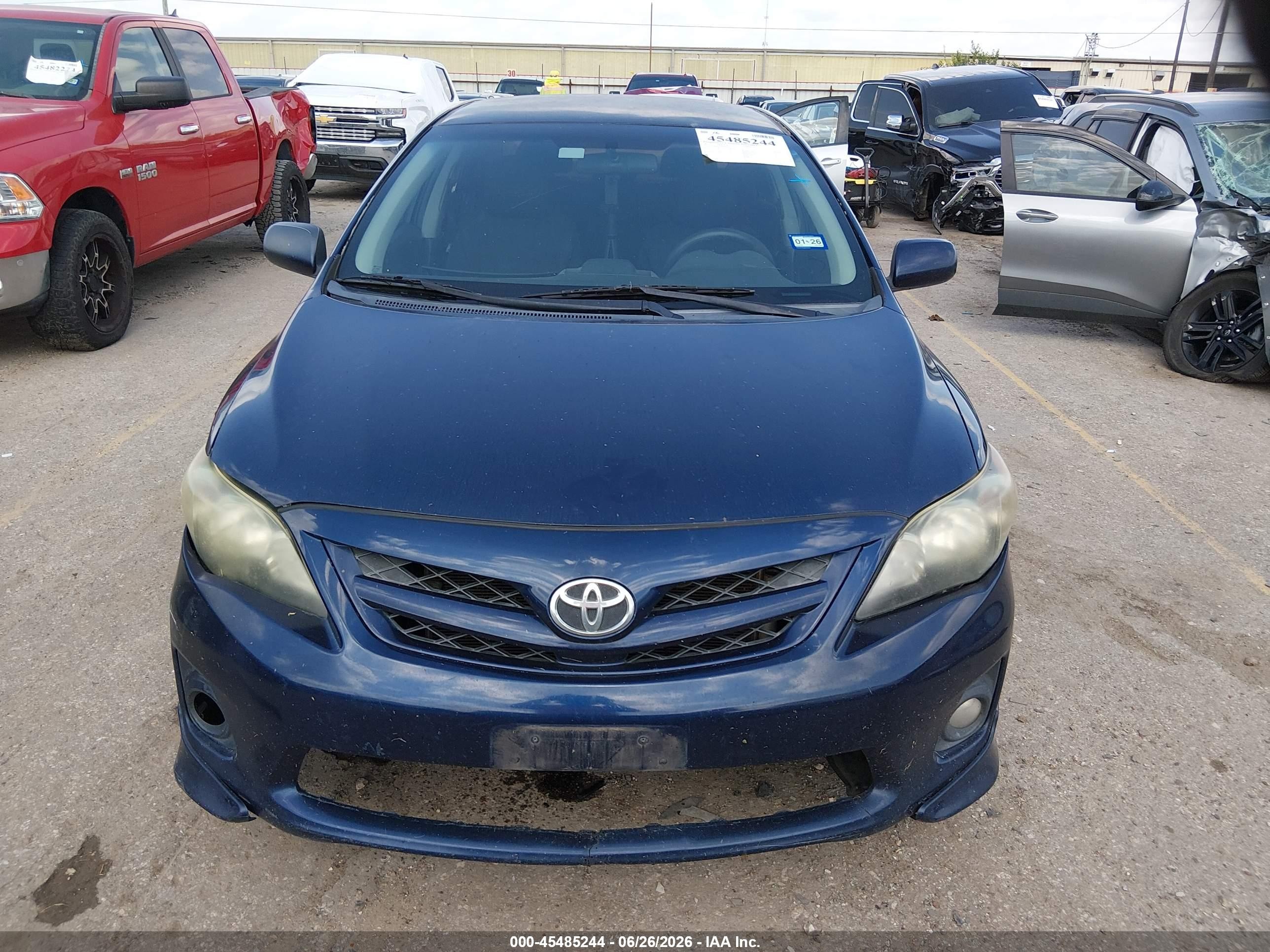 2013 Toyota Corolla S Blue vin: 5YFBU4EE7DP102562